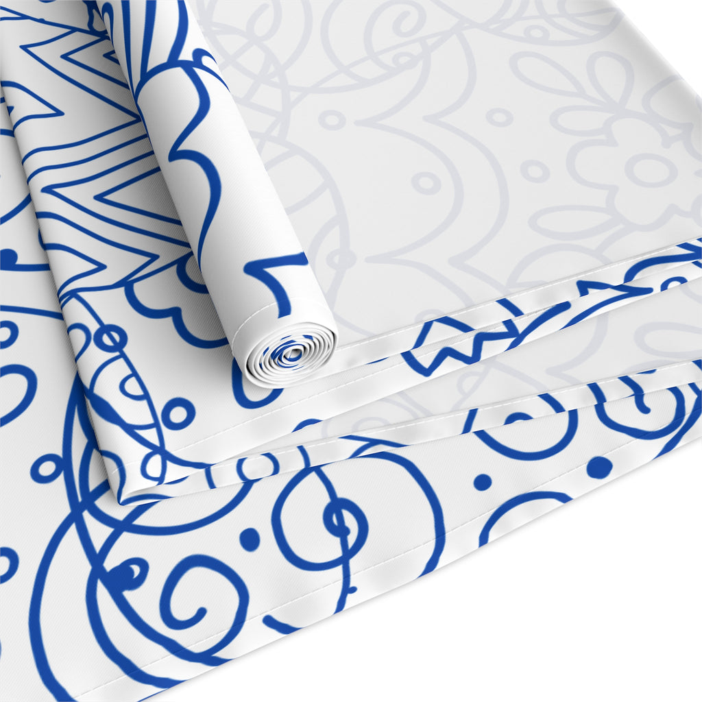 Toile de Jouy Easter Table Runner