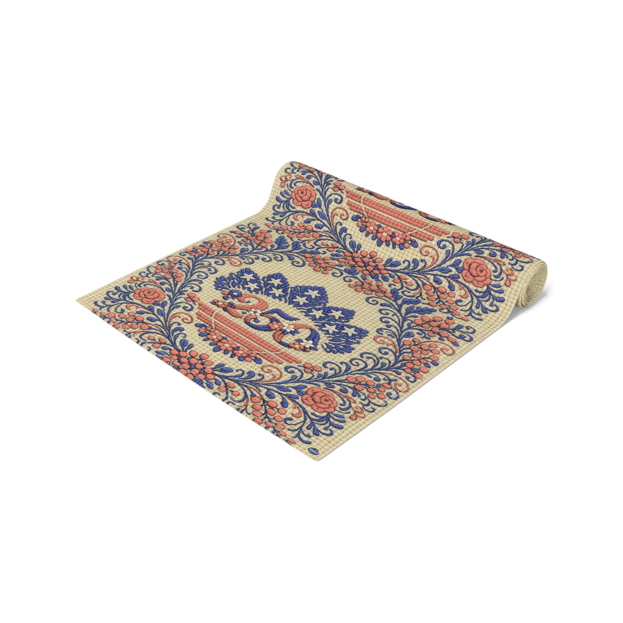 Freedom's Garden 250 – Vintage Patriotic Floral Table Runner | 250th Anniversary