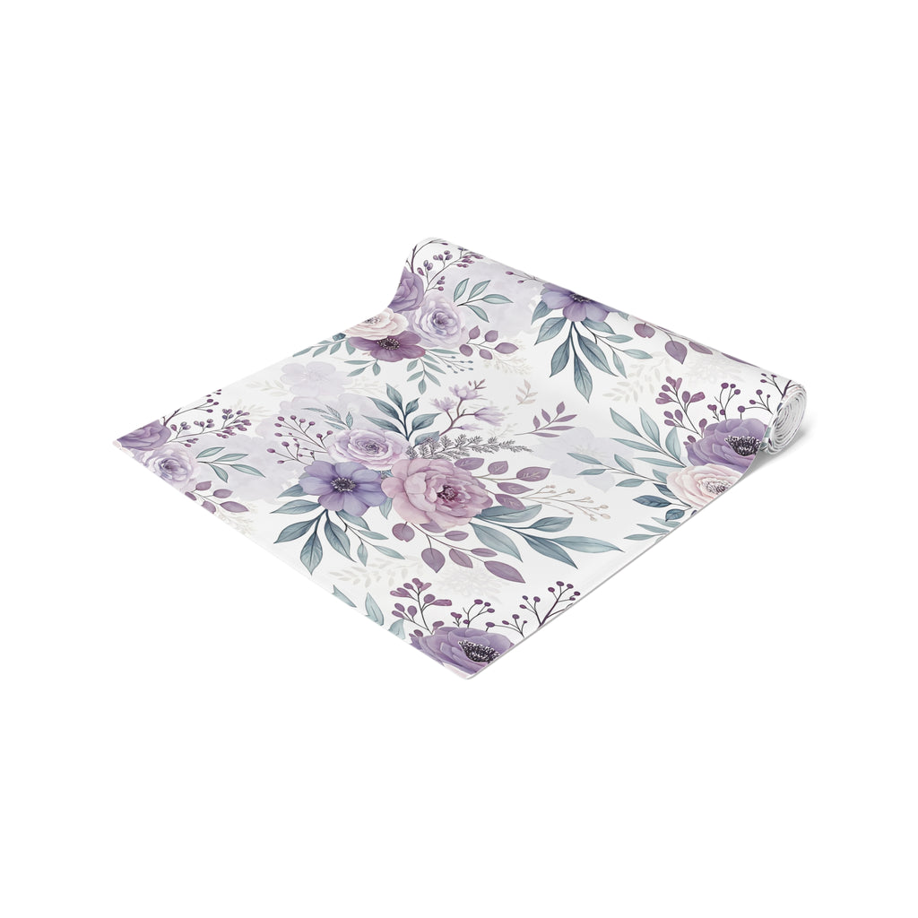 Spring Floral Table Runner – Easter Pastel Decor | Cottagecore & Farmhouse Style | BLUESKYDEZIGN