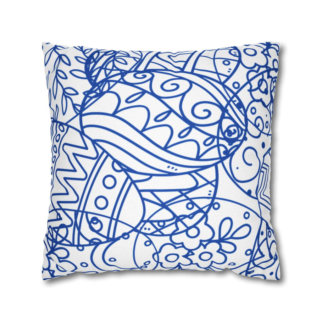 Toile de Jouy Easter Pillow Cover