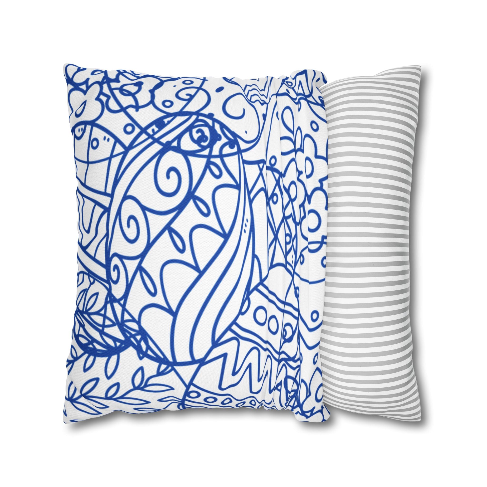 Pillowcase Toile de Jouy Throw Pillow Covers Poly, housewarming, Easter Eggs Home Decor