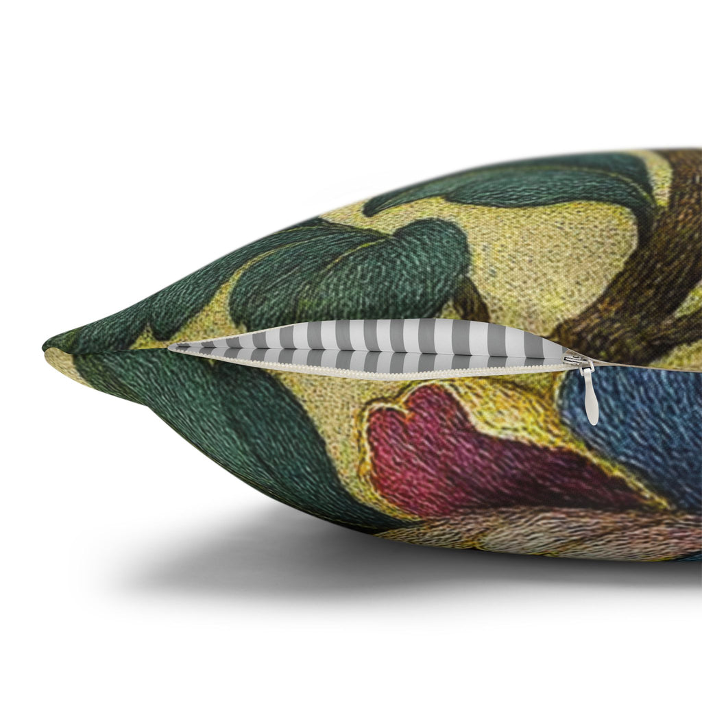 Petrykivka Bloom Pillowcase | Ukrainian Folk Art Floral Throw Pillow Cover
