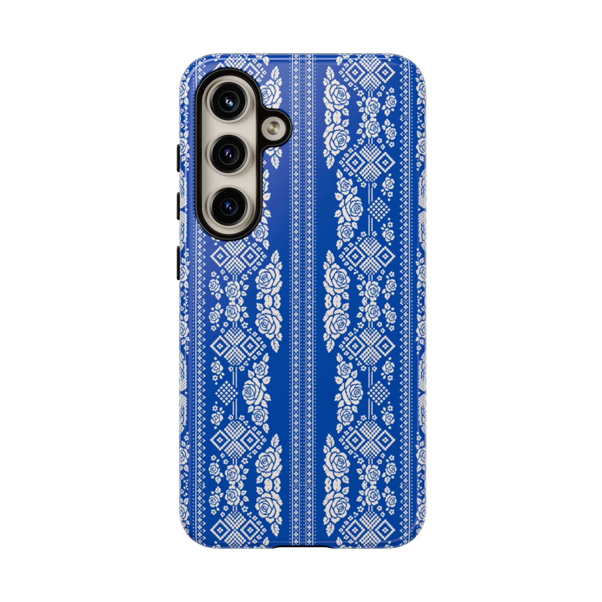 Wedding Swans Phone Case Blue  White Elegant Protective Cover, Tough Cases, Protective Folk Art Cover for iPhone  Samsung
