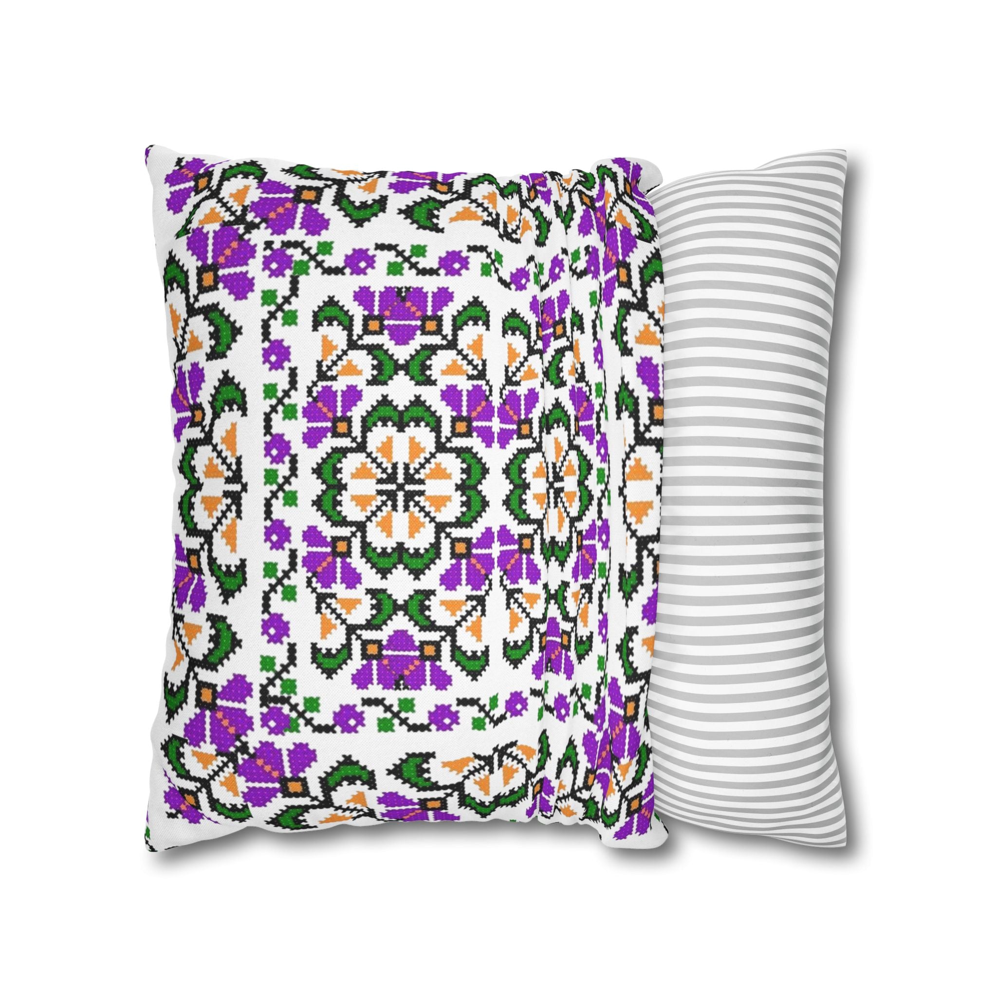 Ukrainian Floral Pillow Cover