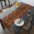Mother's Bloom Floral Table Runner | Ukrainian Heritage Style Folk Art Decor | Vintage Slavic Flower Table Topper | Boho Farmhouse Kitchen Gift