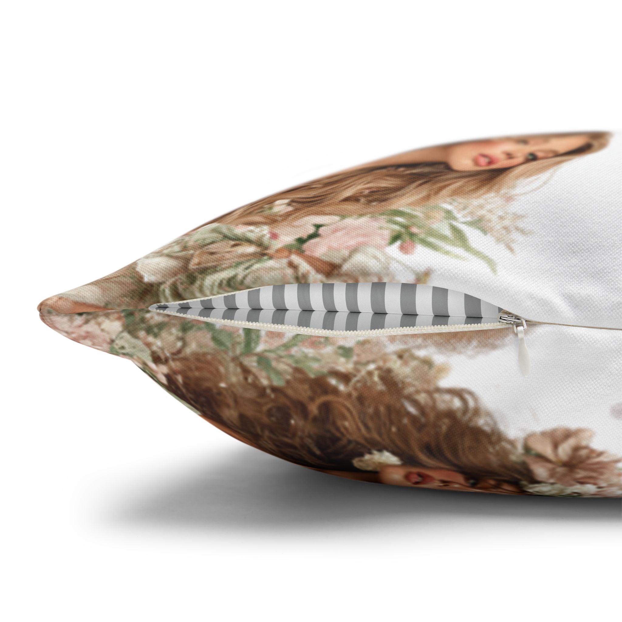 Afrocentric Floral Pillowcase 1piece, Artistic Women Illustration Cushion Covers, 4 Sizes, Modern Boho Throw Pillow Case, Art Decor