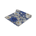 Denim Soul Floral Table Runner – Indigo & Navy Blooms | Cotton Twill or Polyester