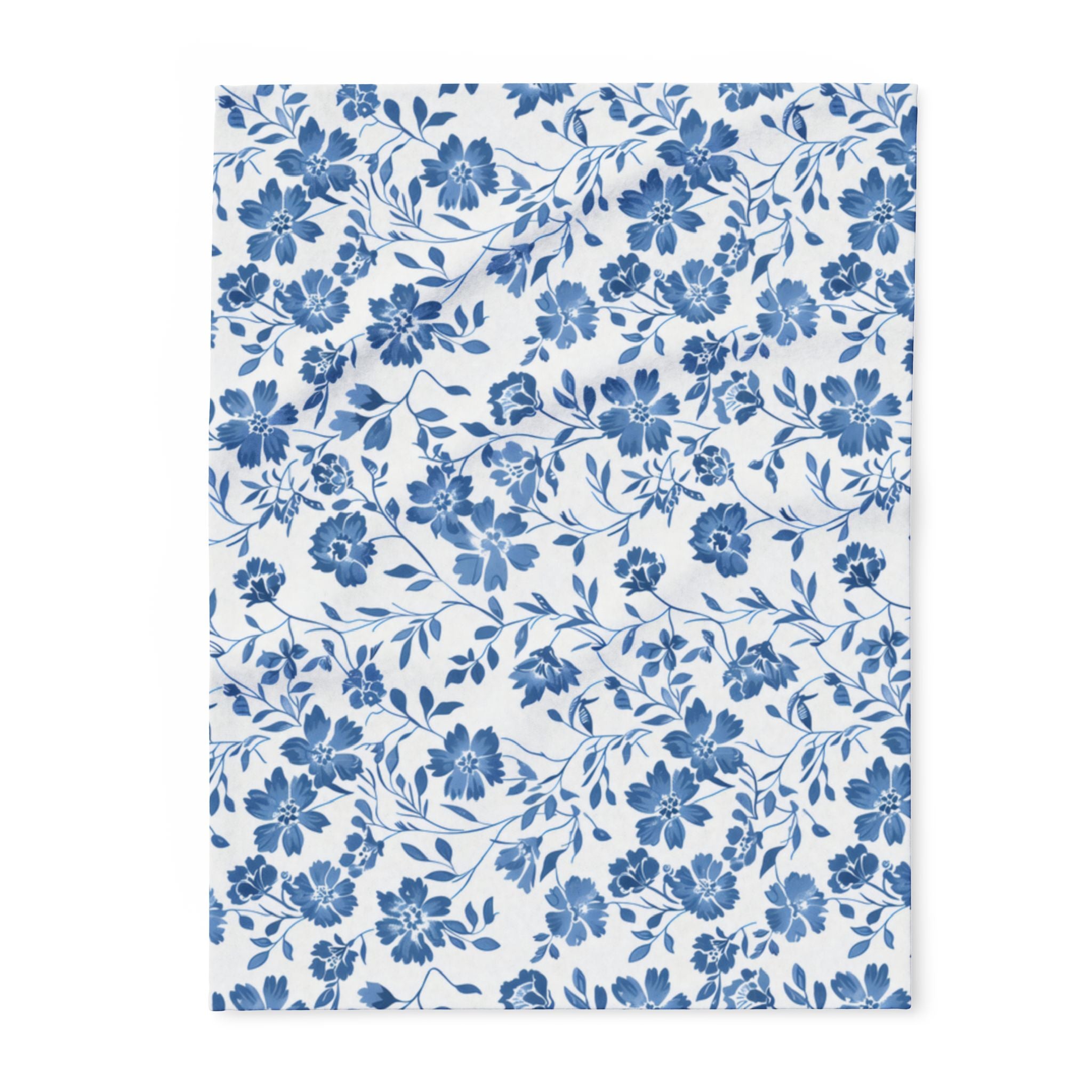 Soft Fleece Blanket • Cozy Plush Throw • 3 Sizes • Warm Lightweight Home Decor, Pattern Arctic Fleece Blanket, Vintage Cottagecore Throw