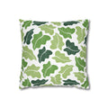 Green Leaf Pillow Cover