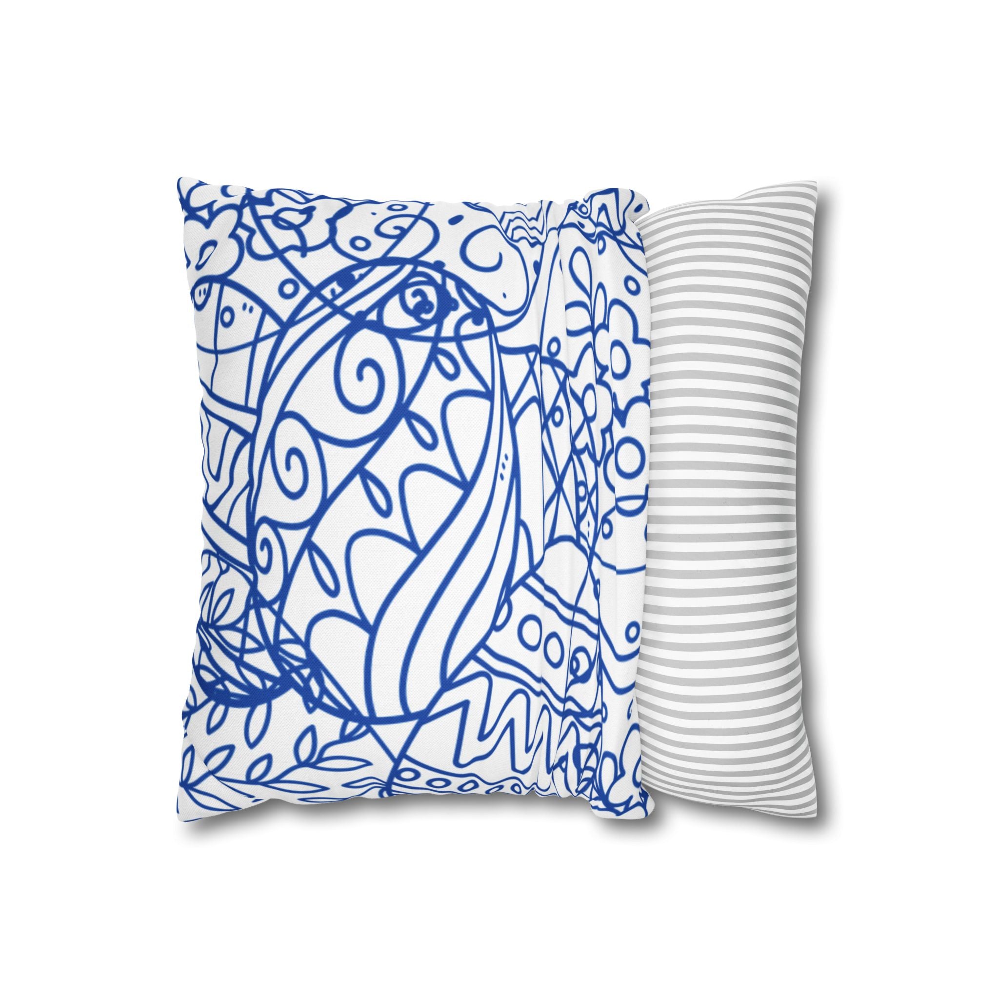 Toile de Jouy Easter Pillow Cover