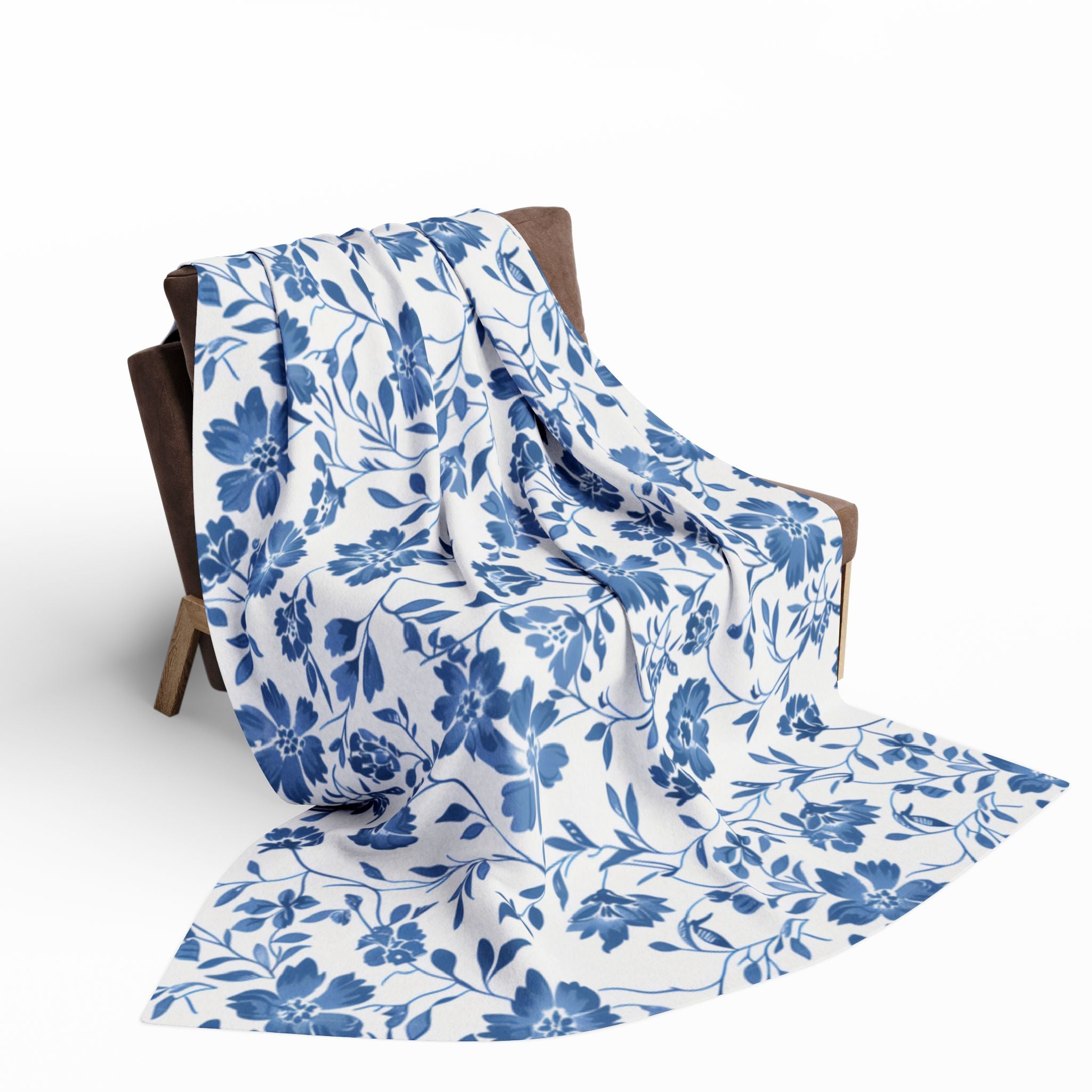 Soft Fleece Blanket • Cozy Plush Throw • 3 Sizes • Warm Lightweight Home Decor, Pattern Arctic Fleece Blanket, Vintage Cottagecore Throw