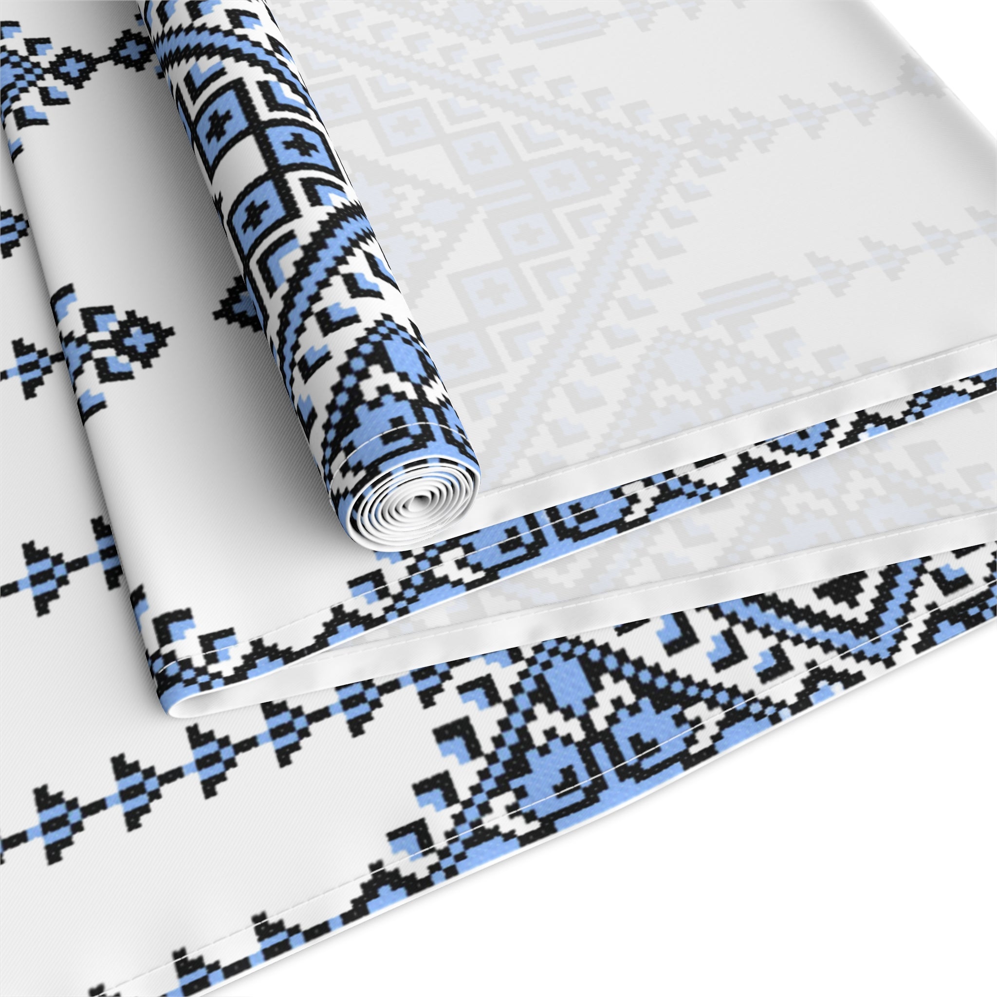 Ukrainian Traditional Folk Pattern Table Runner , Vintage Cottage Style, Dining Home Decor, Holiday Table Setting, housewarming