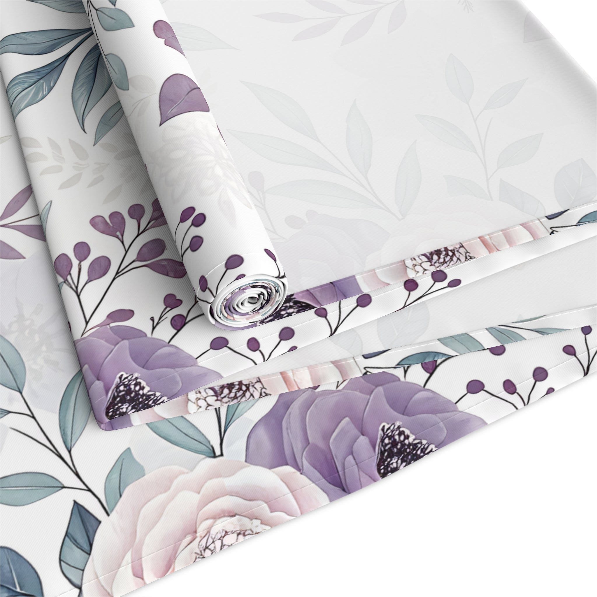 Spring Floral Table Runner – Easter Pastel Decor | Cottagecore & Farmhouse Style | BLUESKYDEZIGN