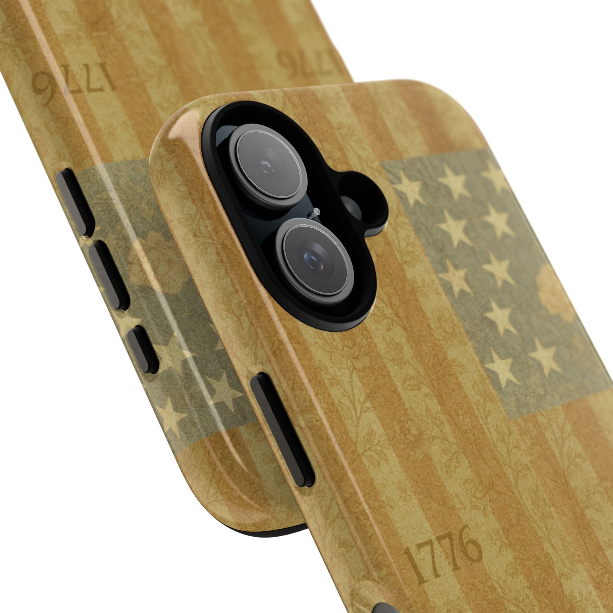 HERITAGE 1776 | 4th of July Vintage American Flag Phone Case, USA 250th Anniversary Tough Cover for iPhone 16 15 14, Samsung S26 S25 S24, BLUESKYDEZIGN