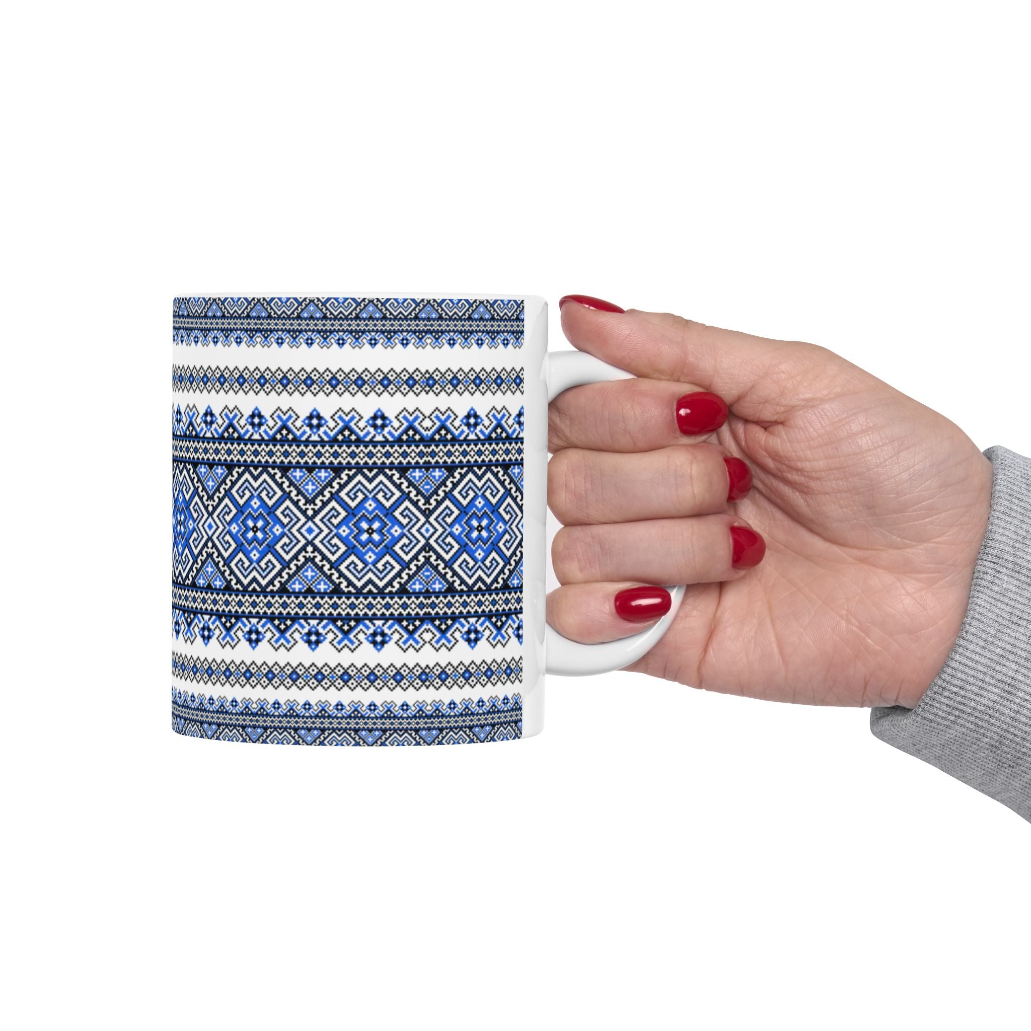 Ukrainian Embroidery Ceramic Mug