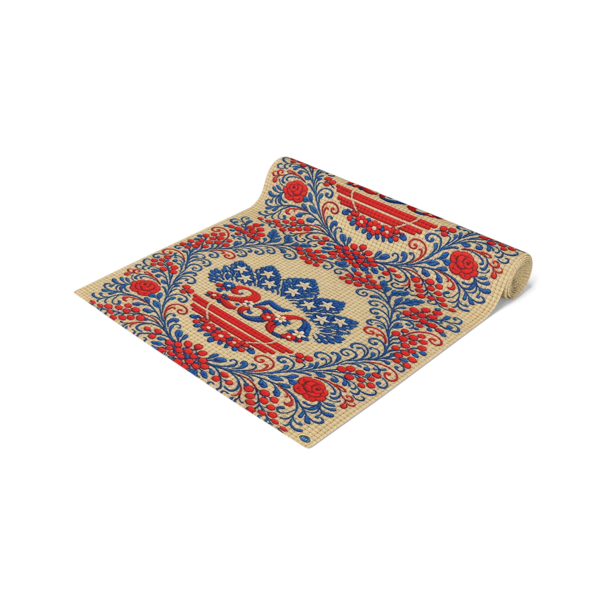 Freedom's Garden 250 – Vintage Patriotic Floral Table Runner | 250th Anniversary