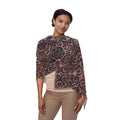 Rose Damask Scarf – Lightweight Vintage Wrap for Women | BLUESKYDEZIGN
