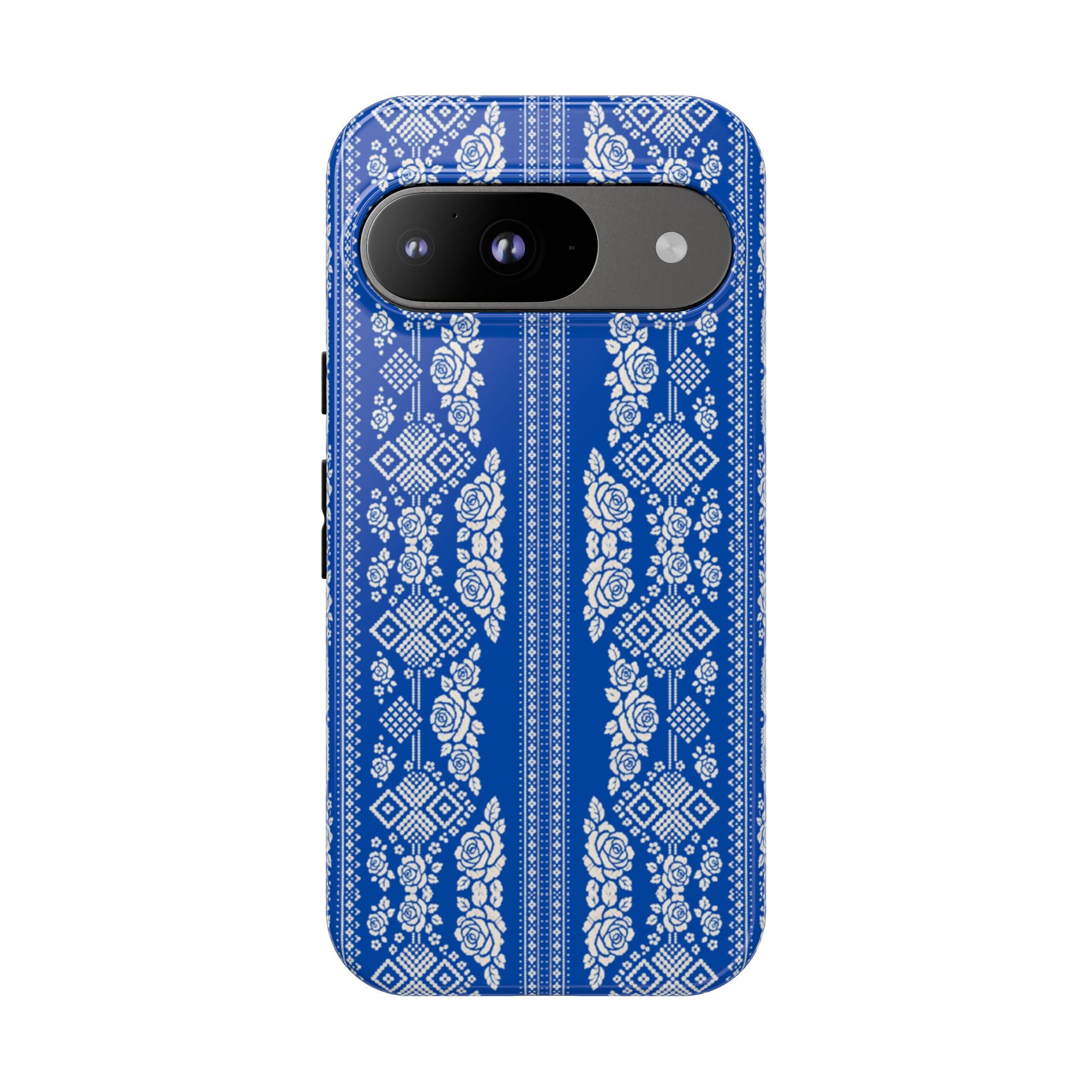 Wedding Swans Phone Case Blue  White Elegant Protective Cover, Tough Cases, Protective Folk Art Cover for iPhone  Samsung