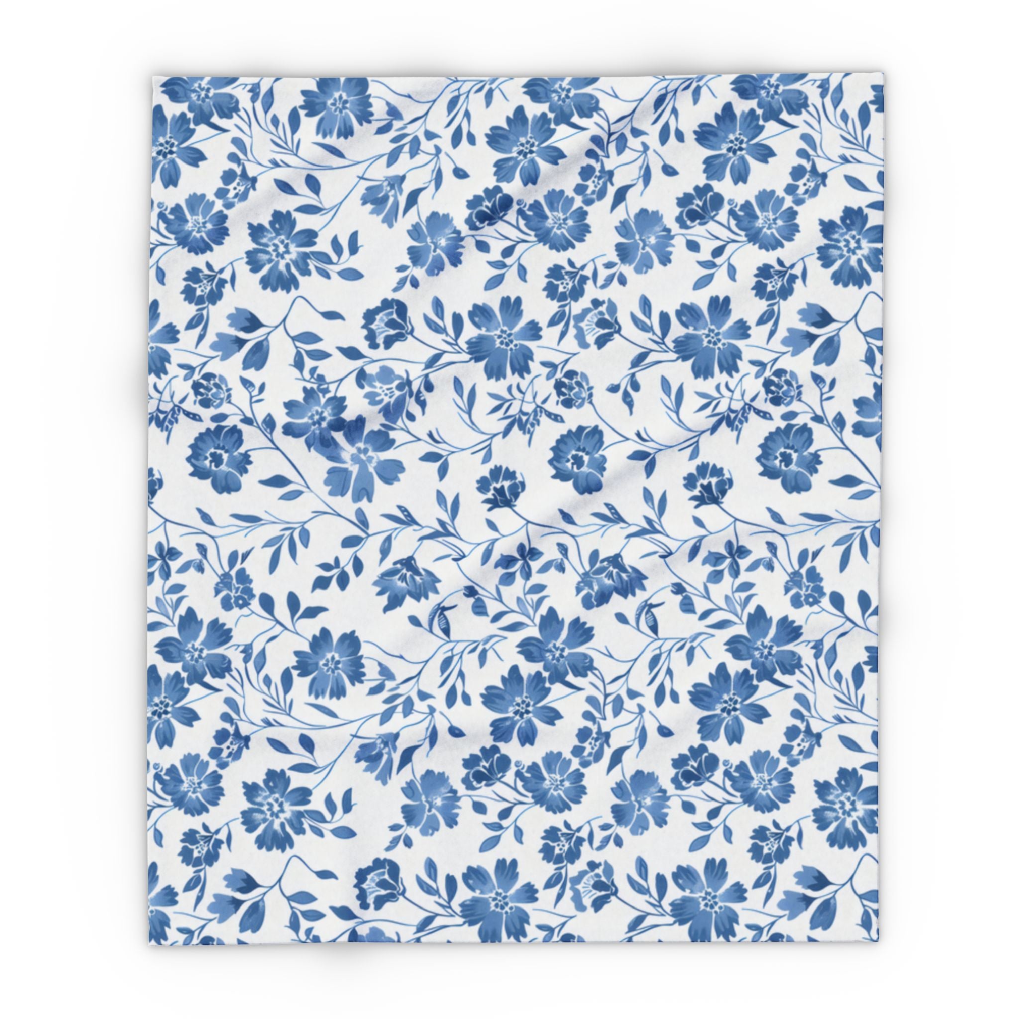 Soft Fleece Blanket • Cozy Plush Throw • 3 Sizes • Warm Lightweight Home Decor, Pattern Arctic Fleece Blanket, Vintage Cottagecore Throw