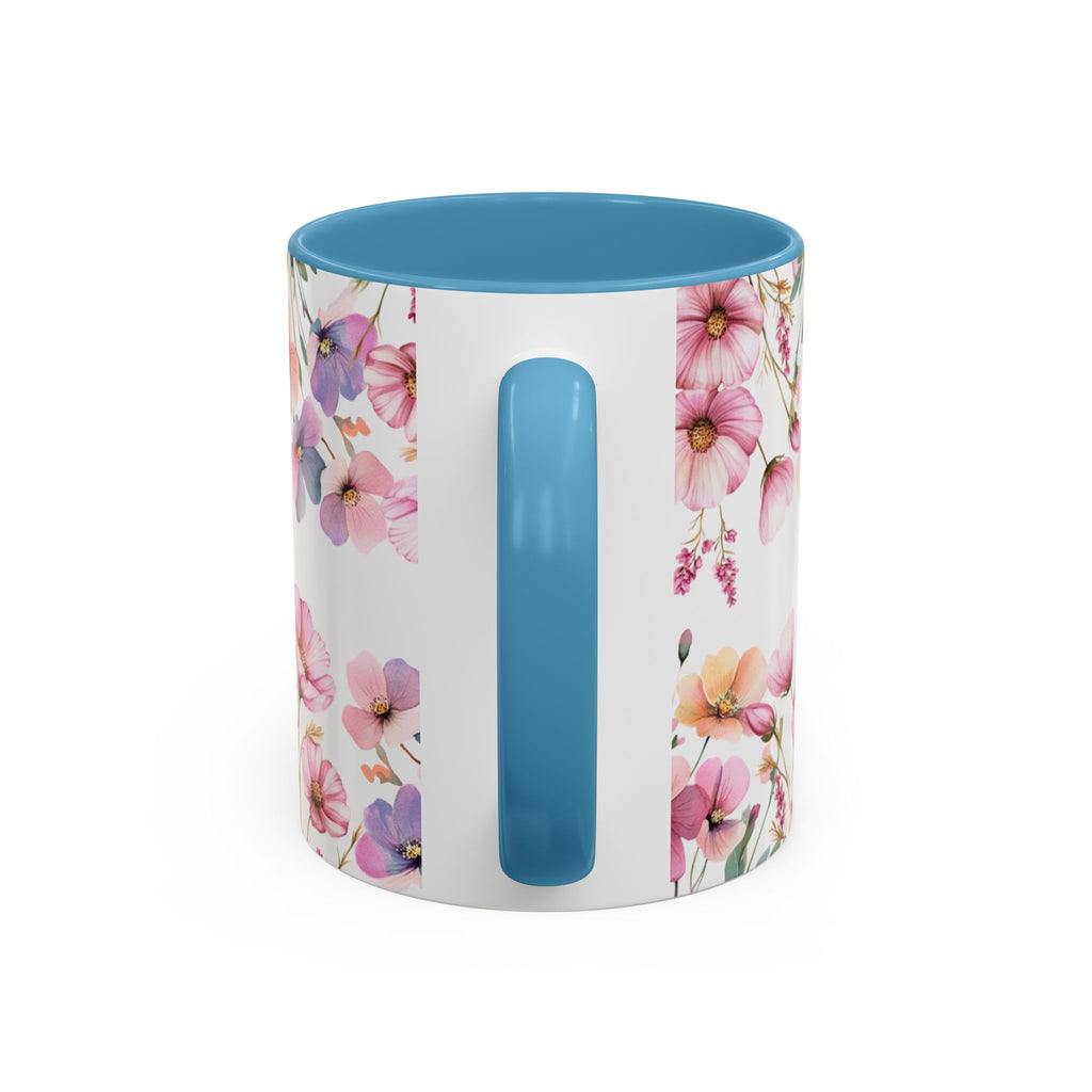Watercolor Wildflower Ceramic Mug