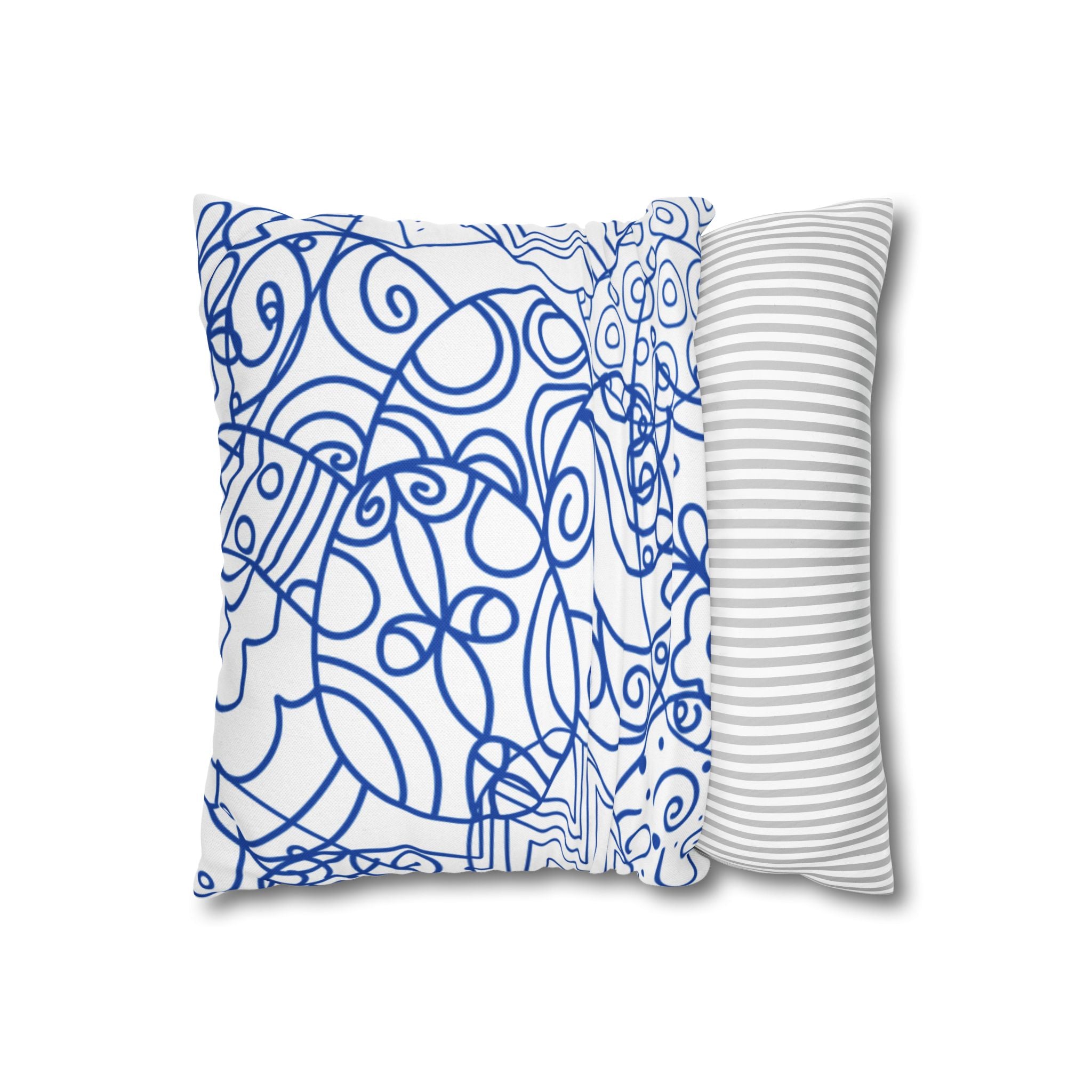 Toile de Jouy Easter Pillow Cover