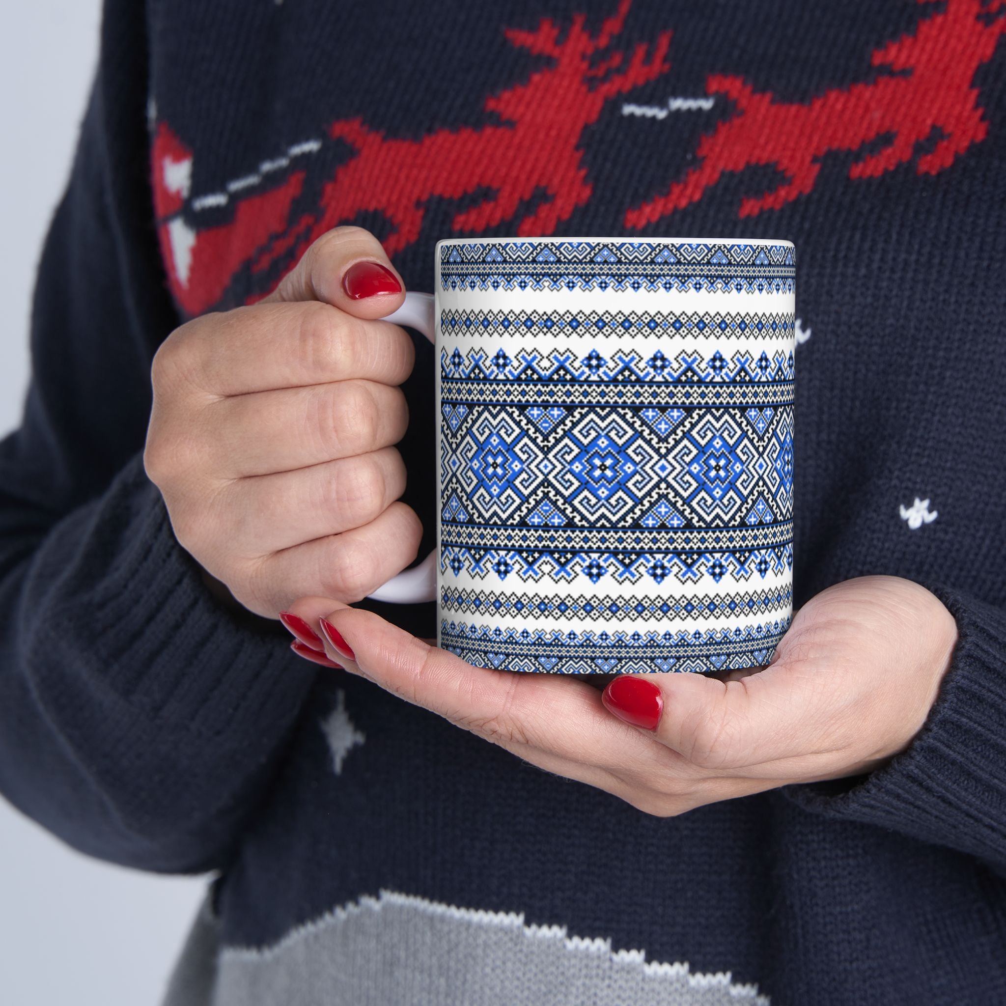 Ukrainian Embroidery Ceramic Mug