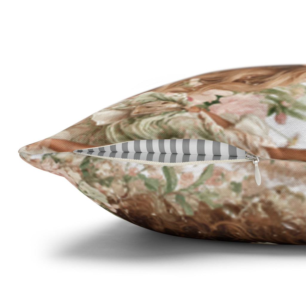 Afrocentric Floral Pillowcase 1piece, Artistic Women Illustration Cushion Covers, 4 Sizes, Modern Boho Throw Pillow Case, Art Decor