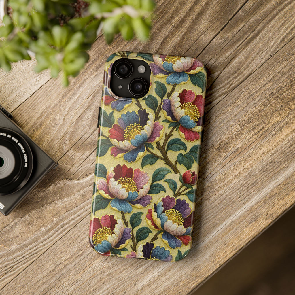 Petrykivka Bloom Phone Case | Ukrainian Folk Art Floral Tough iPhone Cover