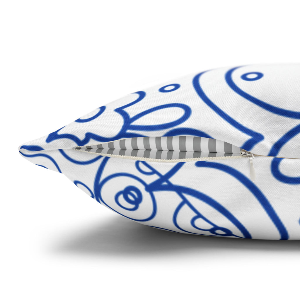 Toile de Jouy Easter Pillow Cover