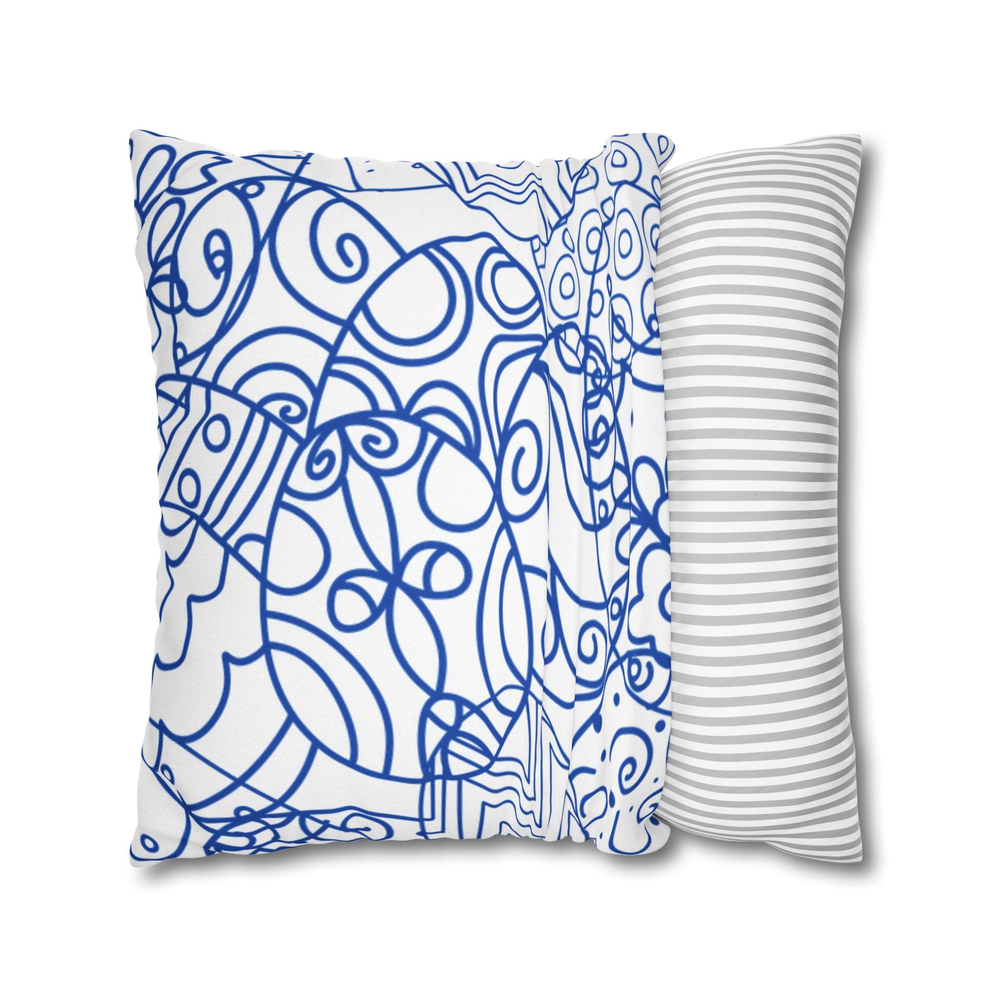 Pillowcase Toile de Jouy Throw Pillow Covers Poly, housewarming, Easter Eggs Home Decor