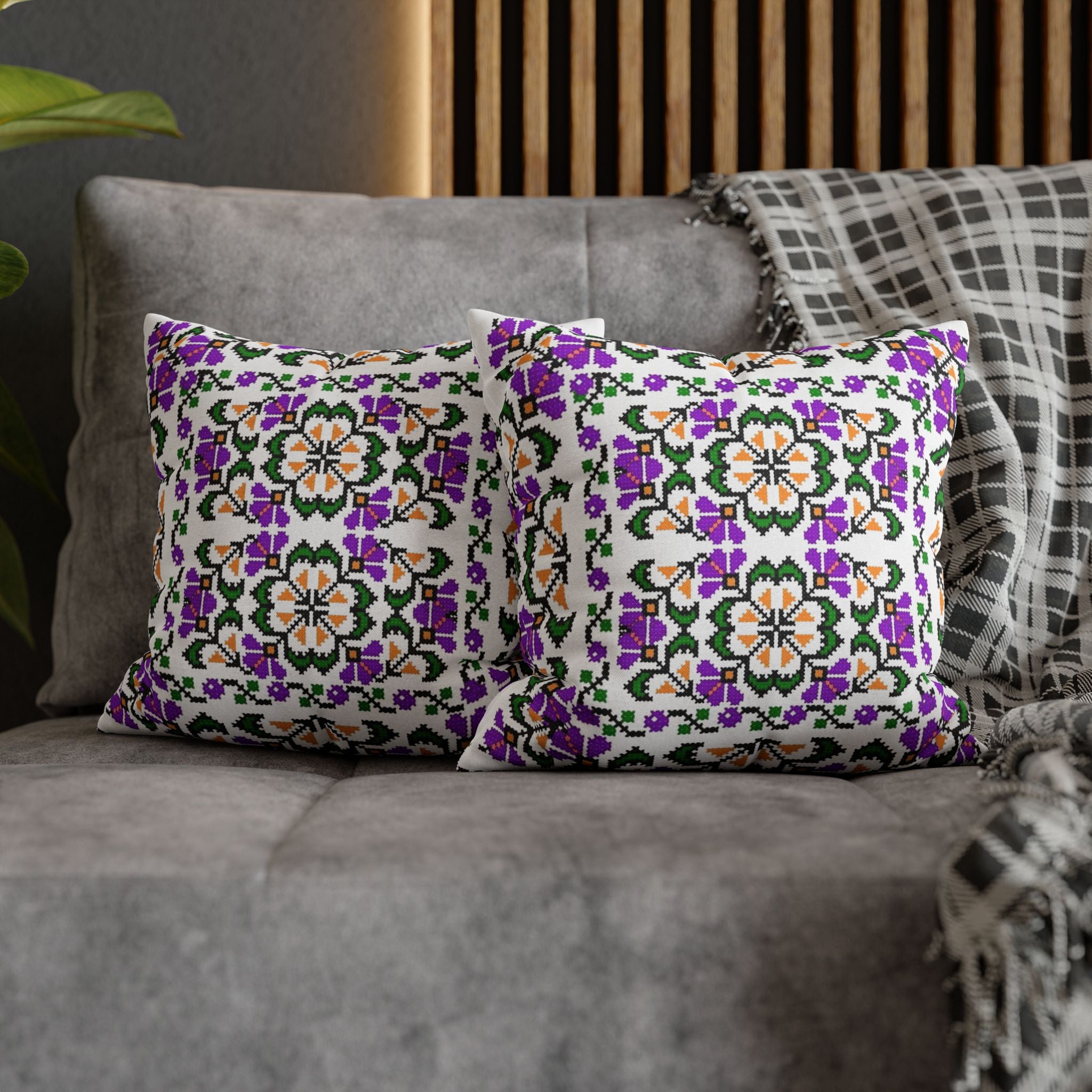 Ukrainian Floral Pillow Cover