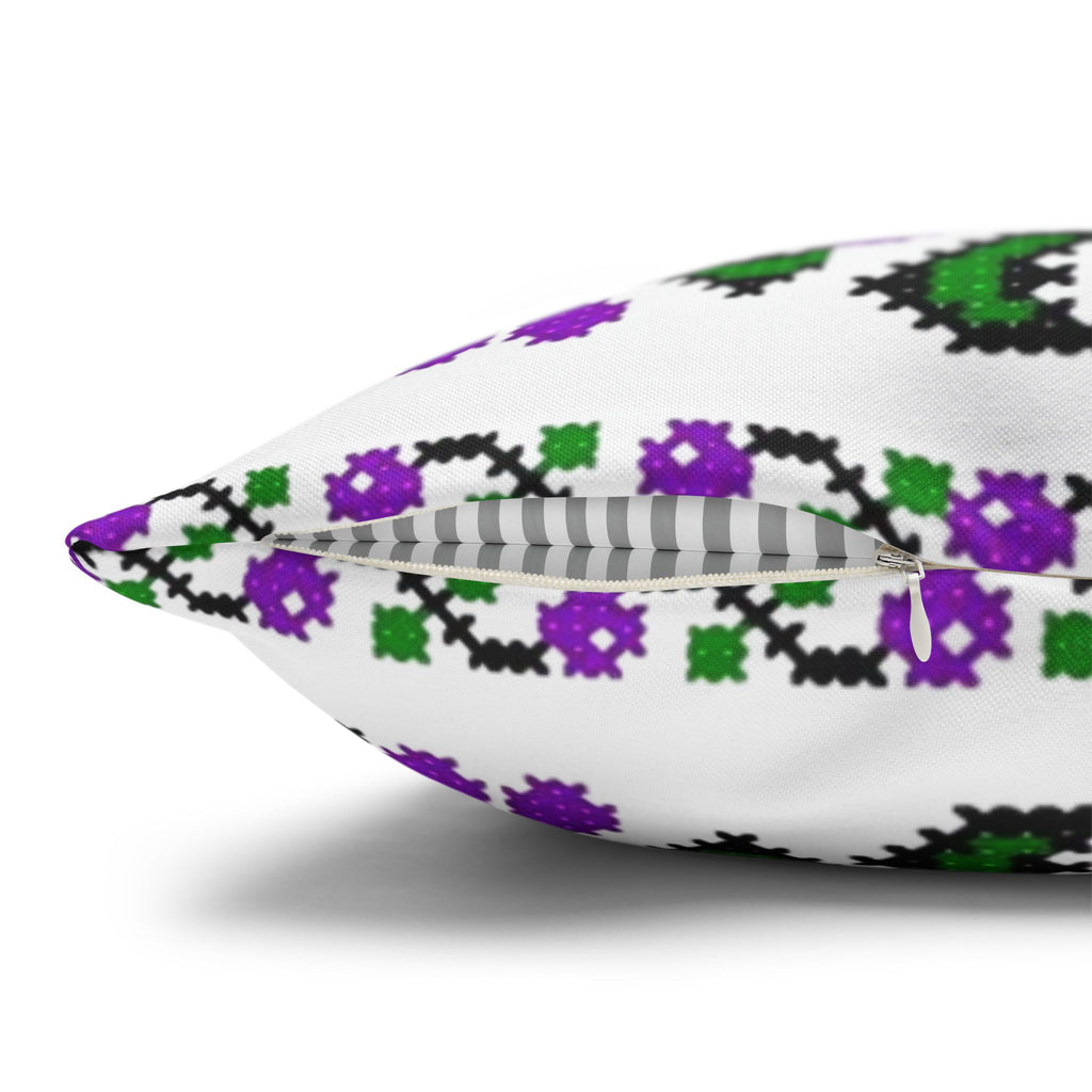 Ukrainian Floral Pillow Cover