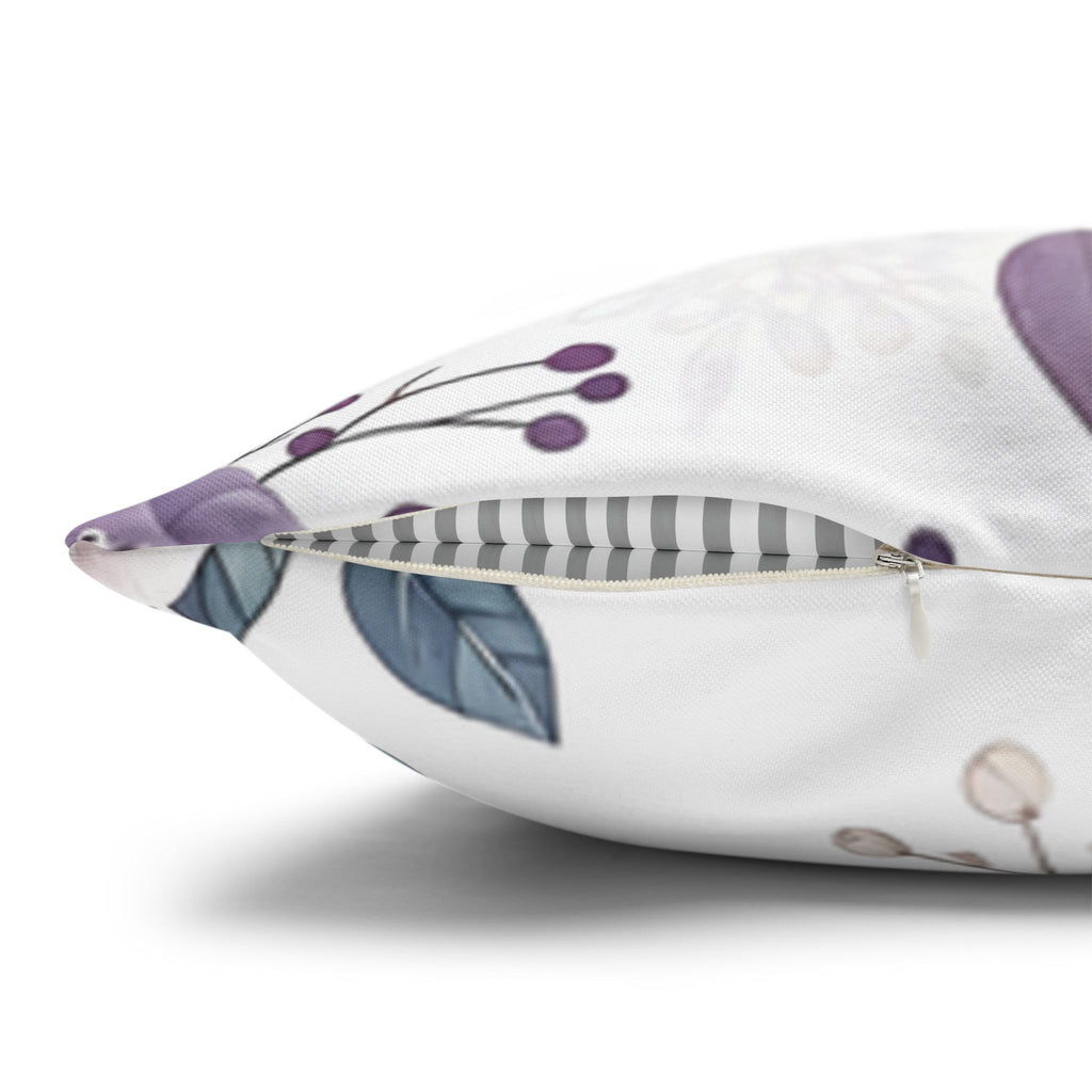 BLUESKYDEZIGN Spring Floral Pillow Cover - Watercolor Flower Cushion, Cottagecore Boho Home Decor