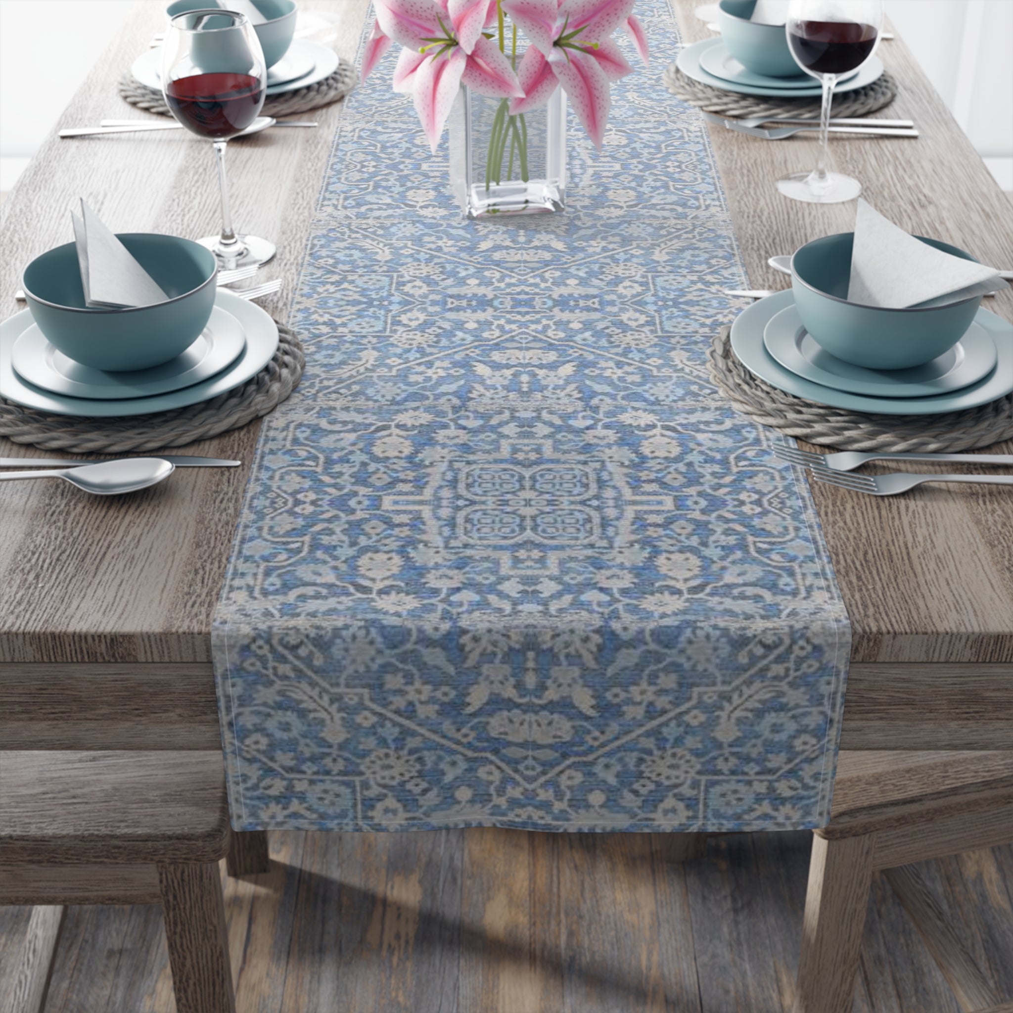 BLUESKYDEZIGN | Grandmother's Heritage Table Runner