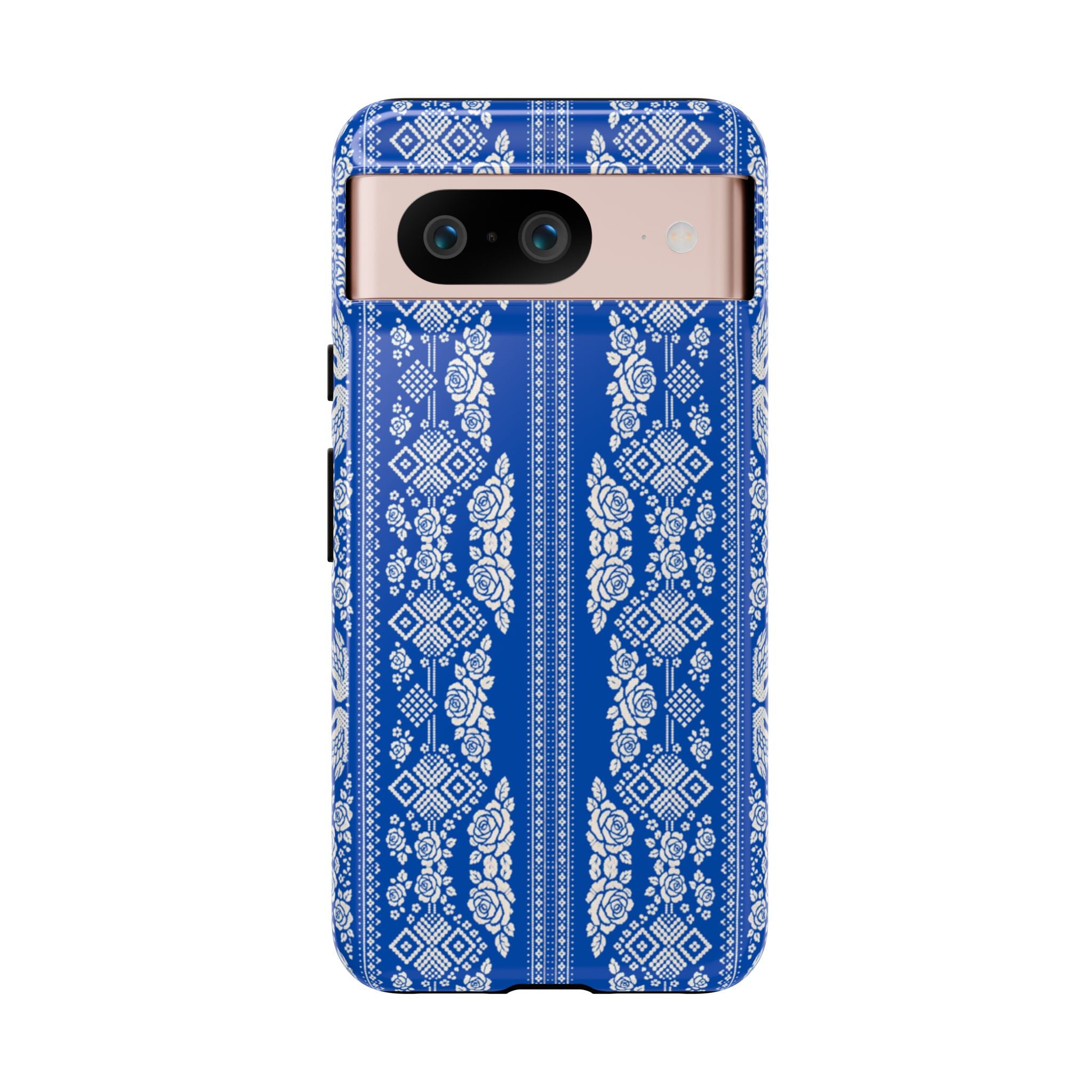 Wedding Swans Phone Case Blue  White Elegant Protective Cover, Tough Cases, Protective Folk Art Cover for iPhone  Samsung