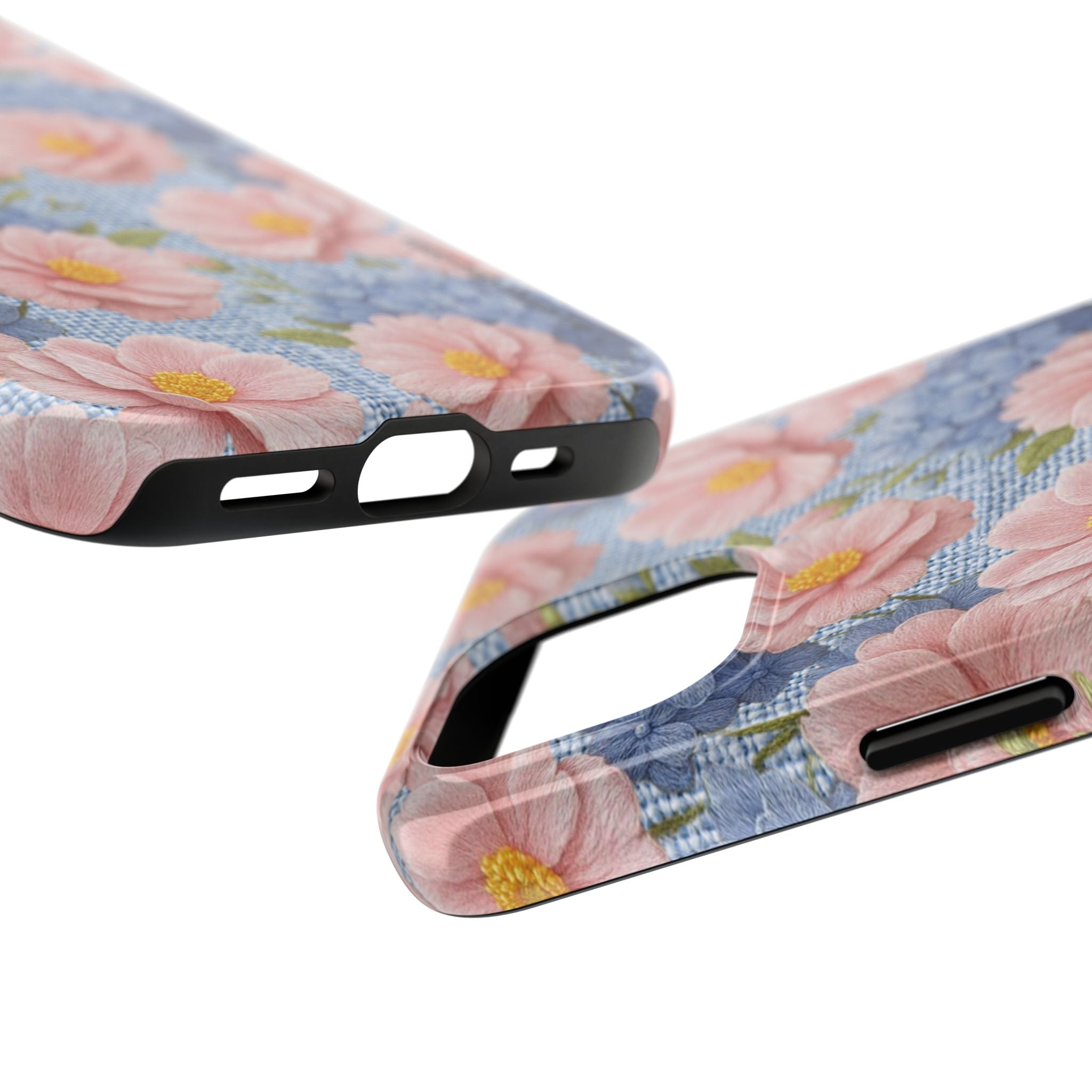 BLUESKYDEZIGN | Blush Peony Phone Case | Soft Provence Watercolor Floral iPhone Cover | Cottagecore Gift for Her