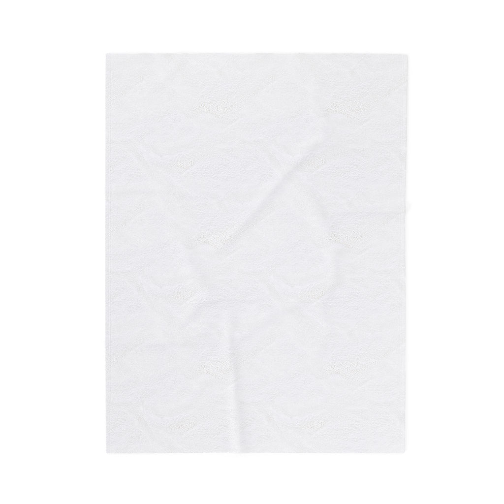 Pastel Leaf Plush Blanket