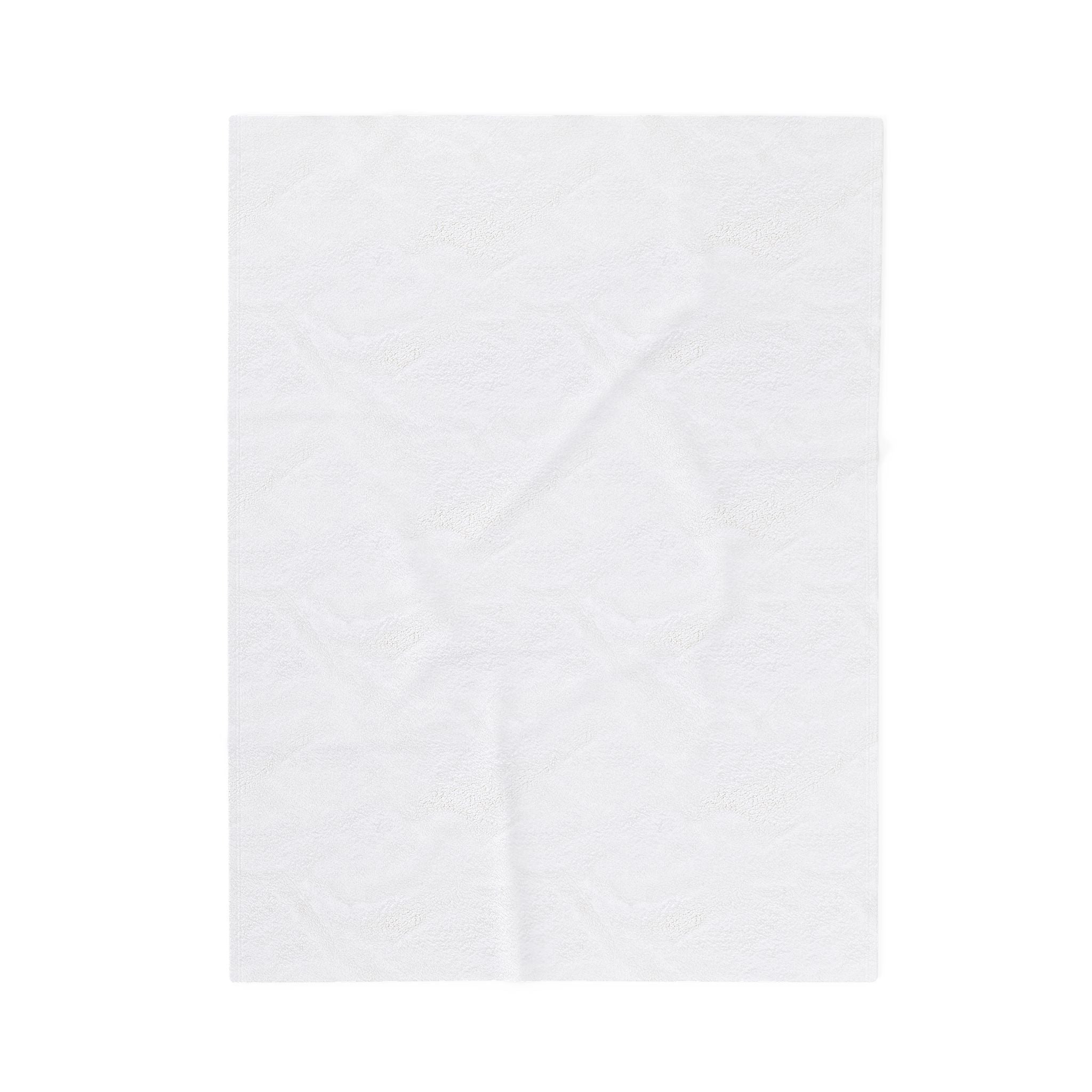 Pastel Leaf Plush Blanket