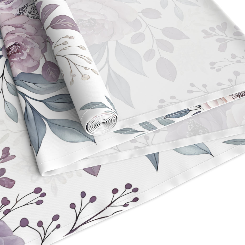 Spring Floral Table Runner – Easter Pastel Decor | Cottagecore & Farmhouse Style | BLUESKYDEZIGN