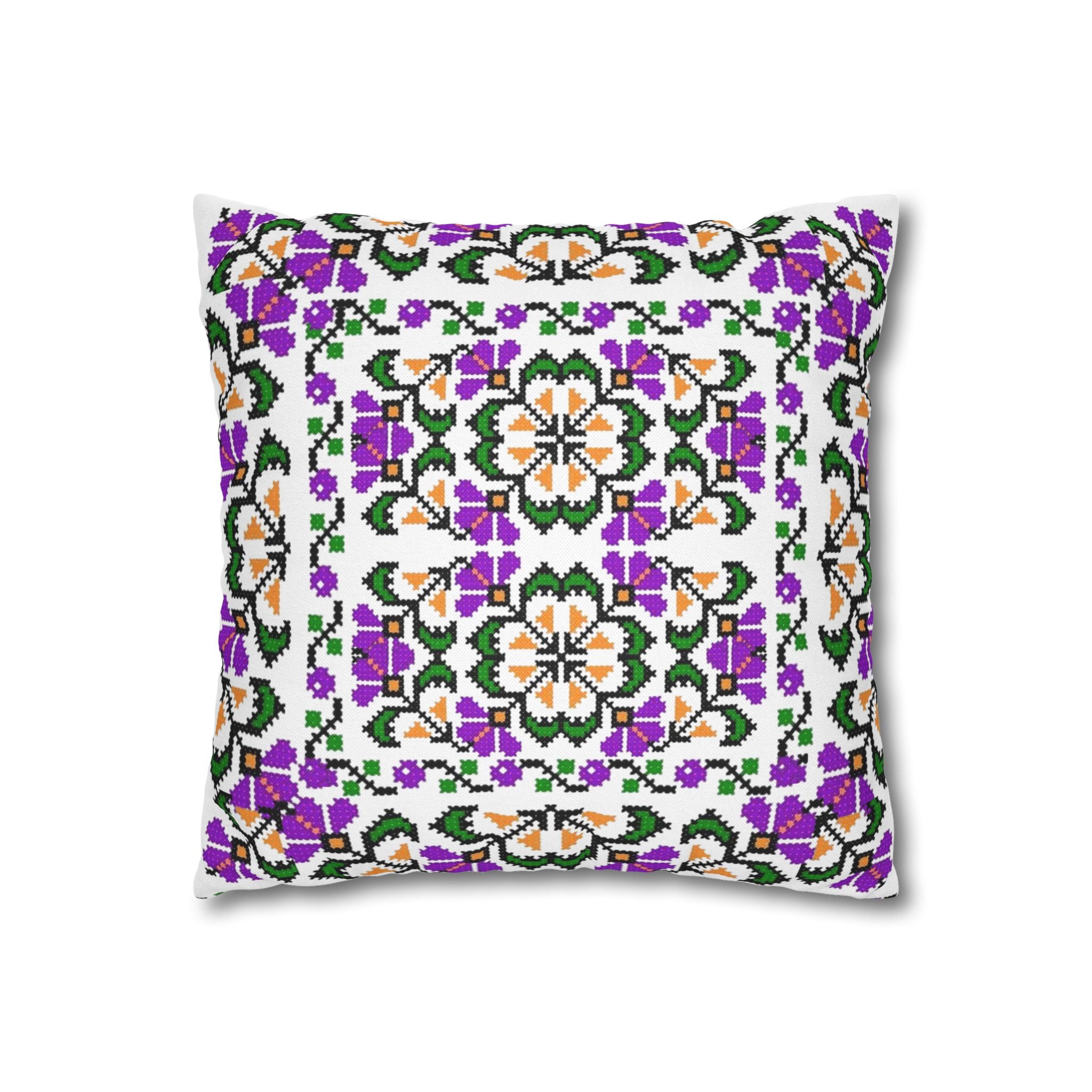 Ukrainian Floral Pillow Cover