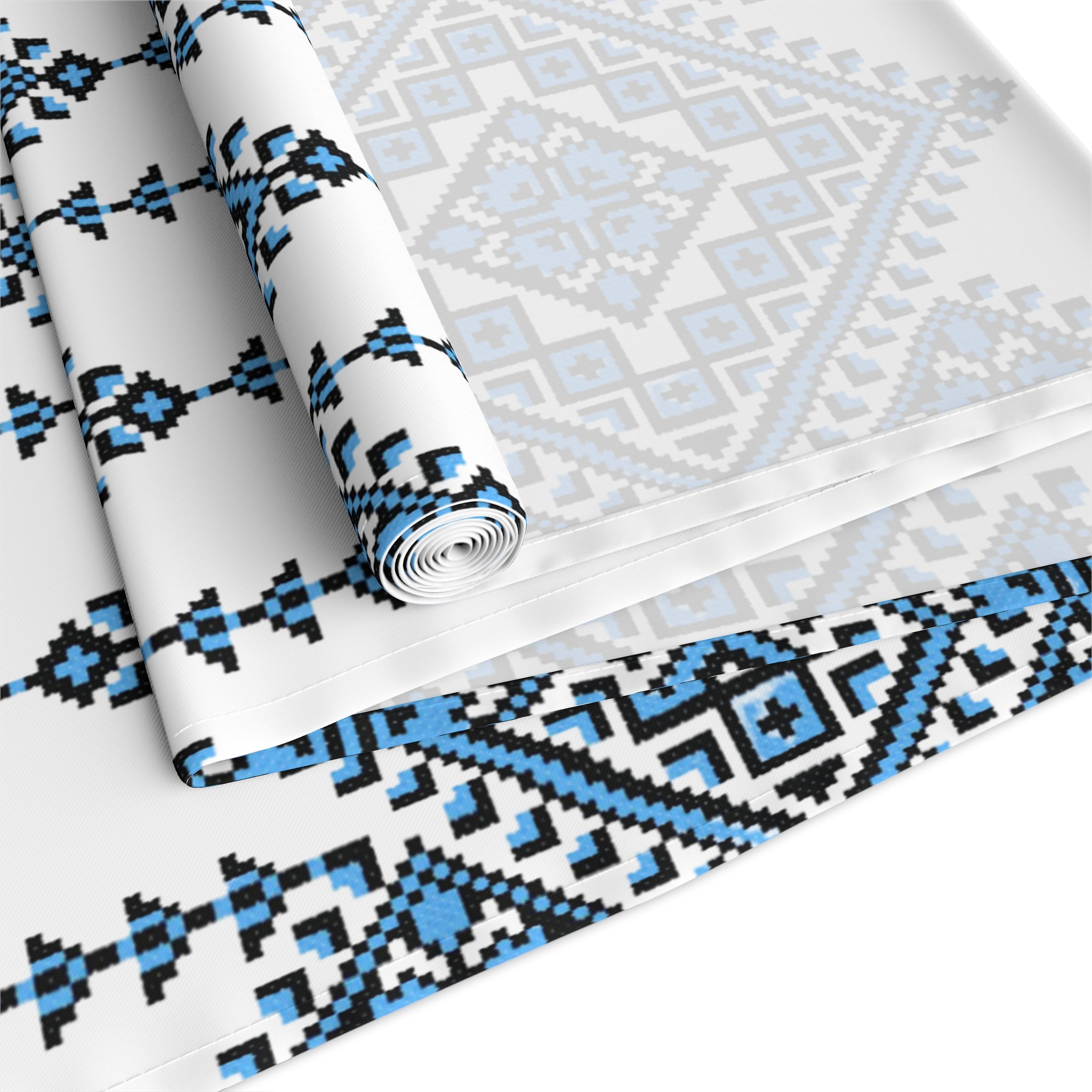 Ukrainian Traditional Folk Pattern Table Runner , Vintage Cottage Style, Dining Home Decor, Holiday Table Setting, housewarming