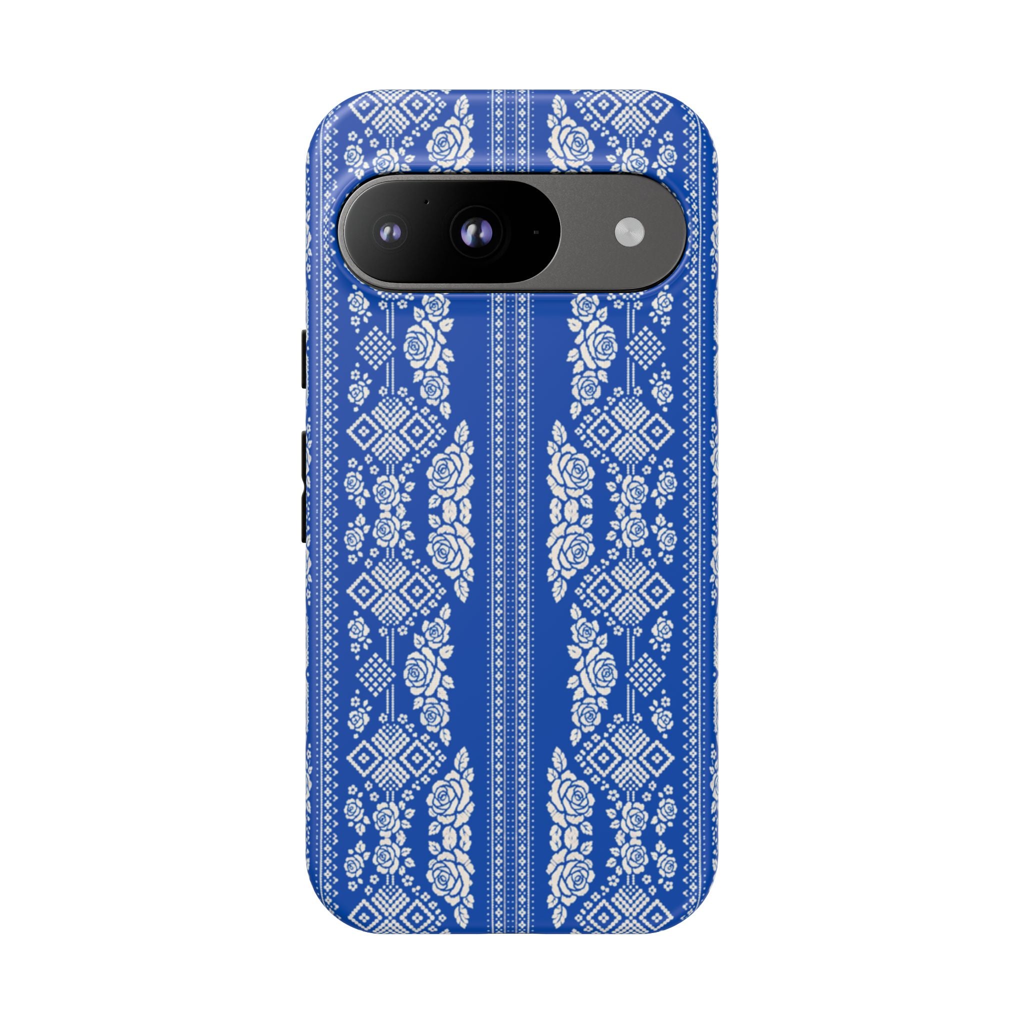 Wedding Swans Phone Case Blue  White Elegant Protective Cover, Tough Cases, Protective Folk Art Cover for iPhone  Samsung
