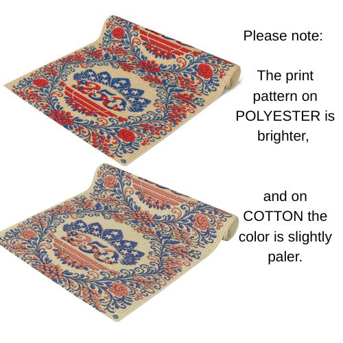 Freedom's Garden 250 – Vintage Patriotic Floral Table Runner | 250th Anniversary