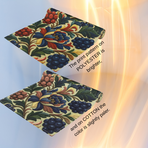 BLUESKYDEZIGN | Petrykivka Bloom Table Runner | Ukrainian Folk Art Floral Dining Decor | Victorian Cottagecore | Cotton or Polyester