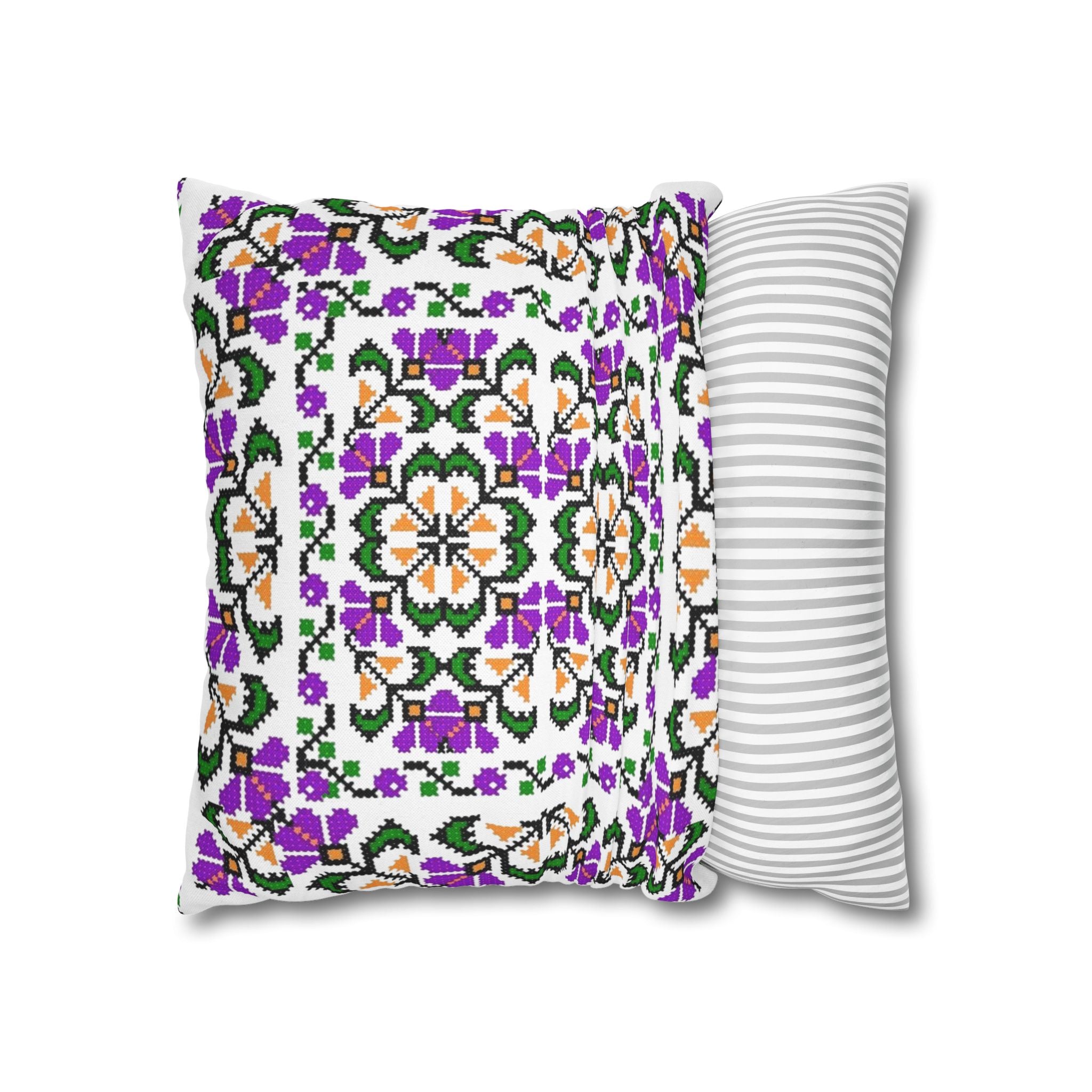 Ukrainian Floral Pillow Cover