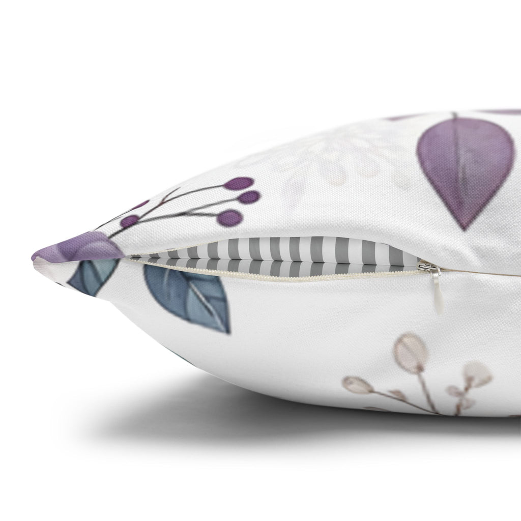BLUESKYDEZIGN Spring Floral Pillow Cover - Watercolor Flower Cushion, Cottagecore Boho Home Decor