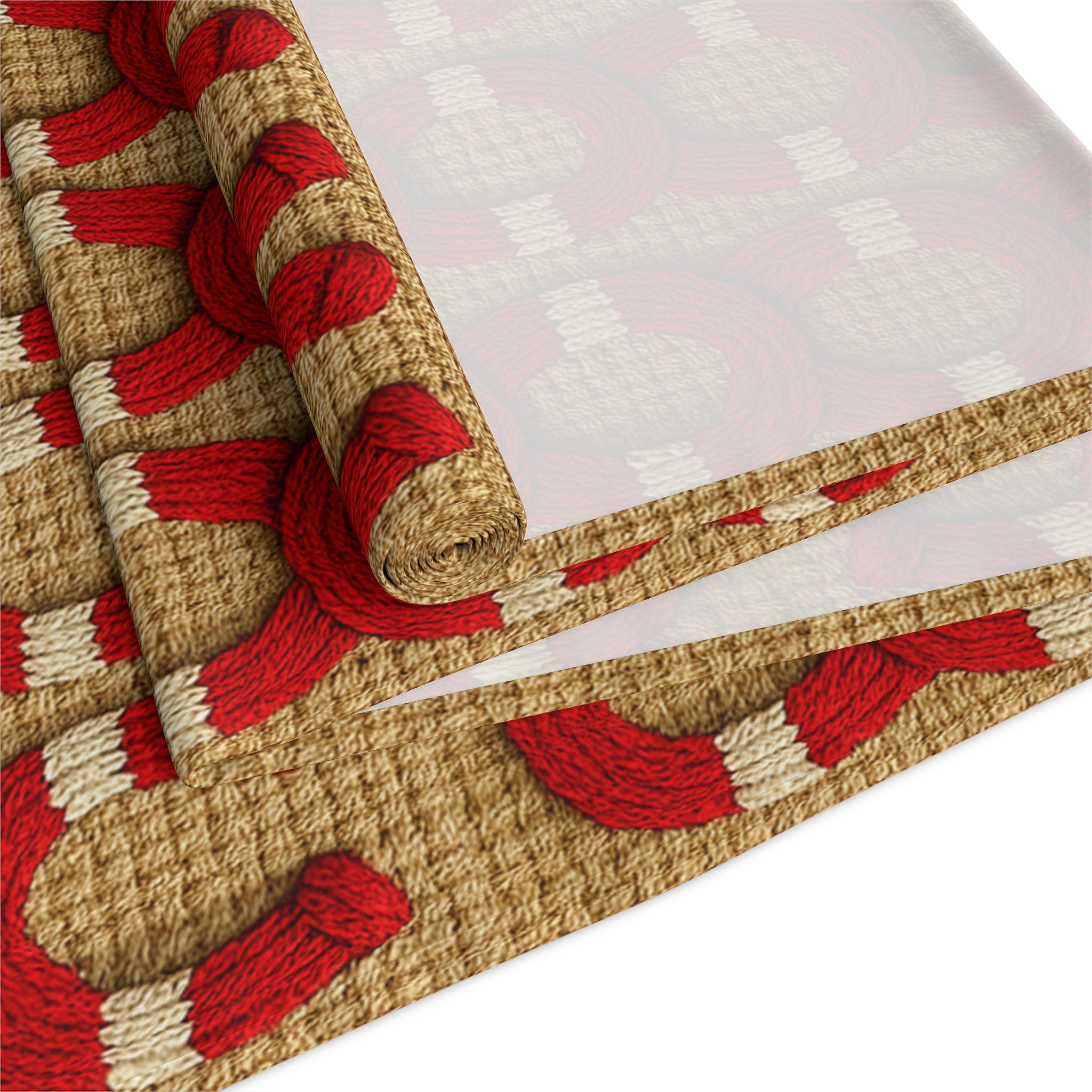 Rooted Knot Table Runner | Rustic Patriotic Farmhouse Decor | Cotton & Polyester