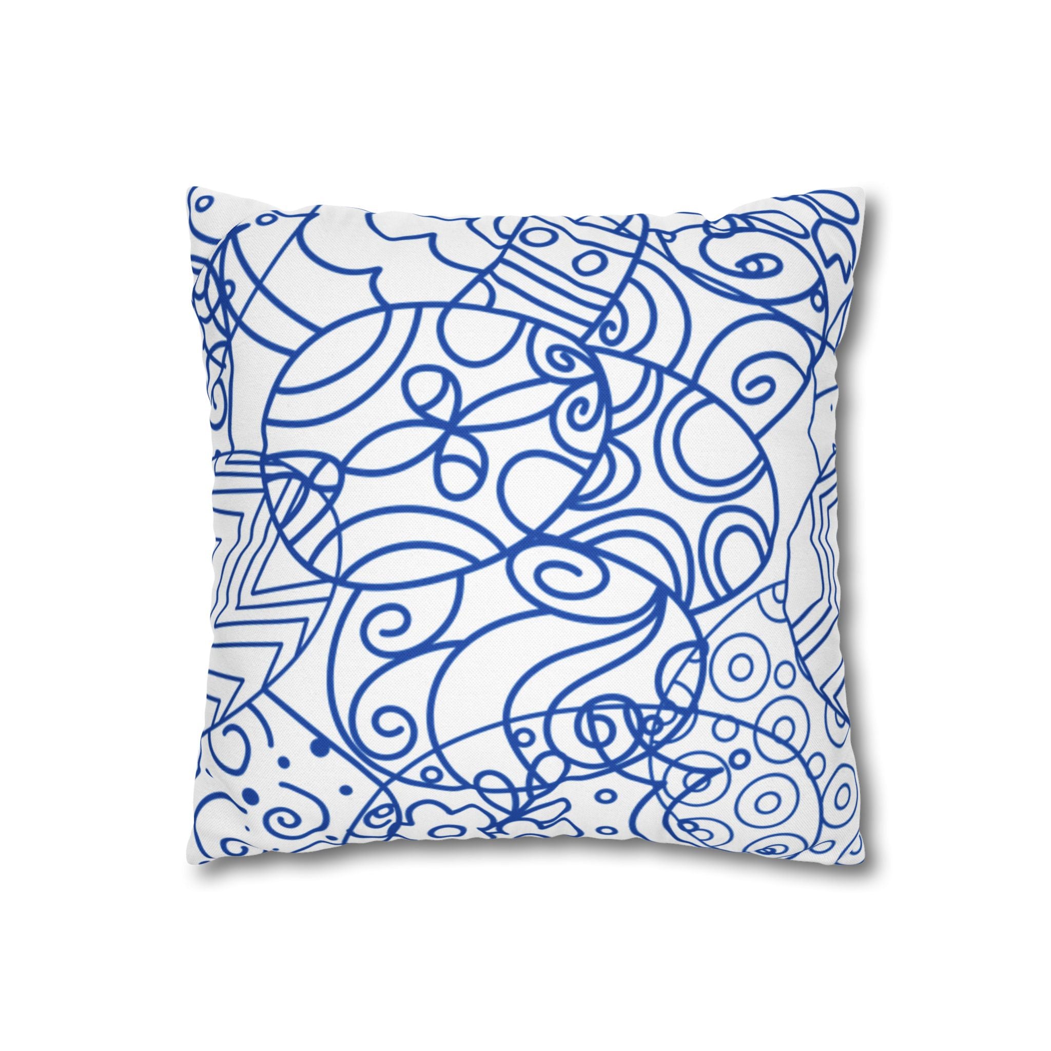 Toile de Jouy Easter Pillow Cover