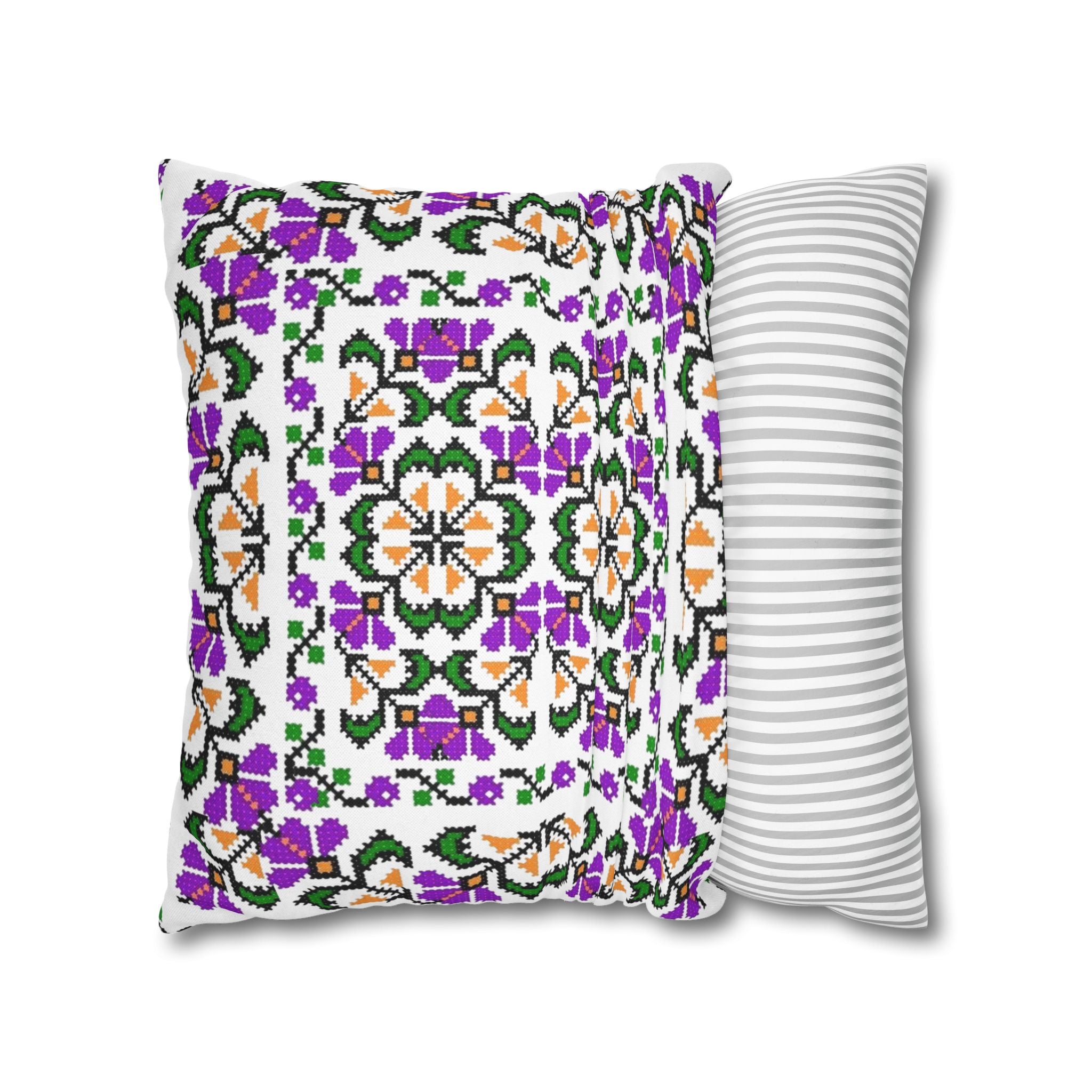 Ukrainian Floral Pillow Cover
