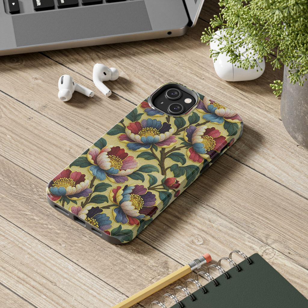 Petrykivka Bloom Phone Case | Ukrainian Folk Art Floral Tough iPhone Cover